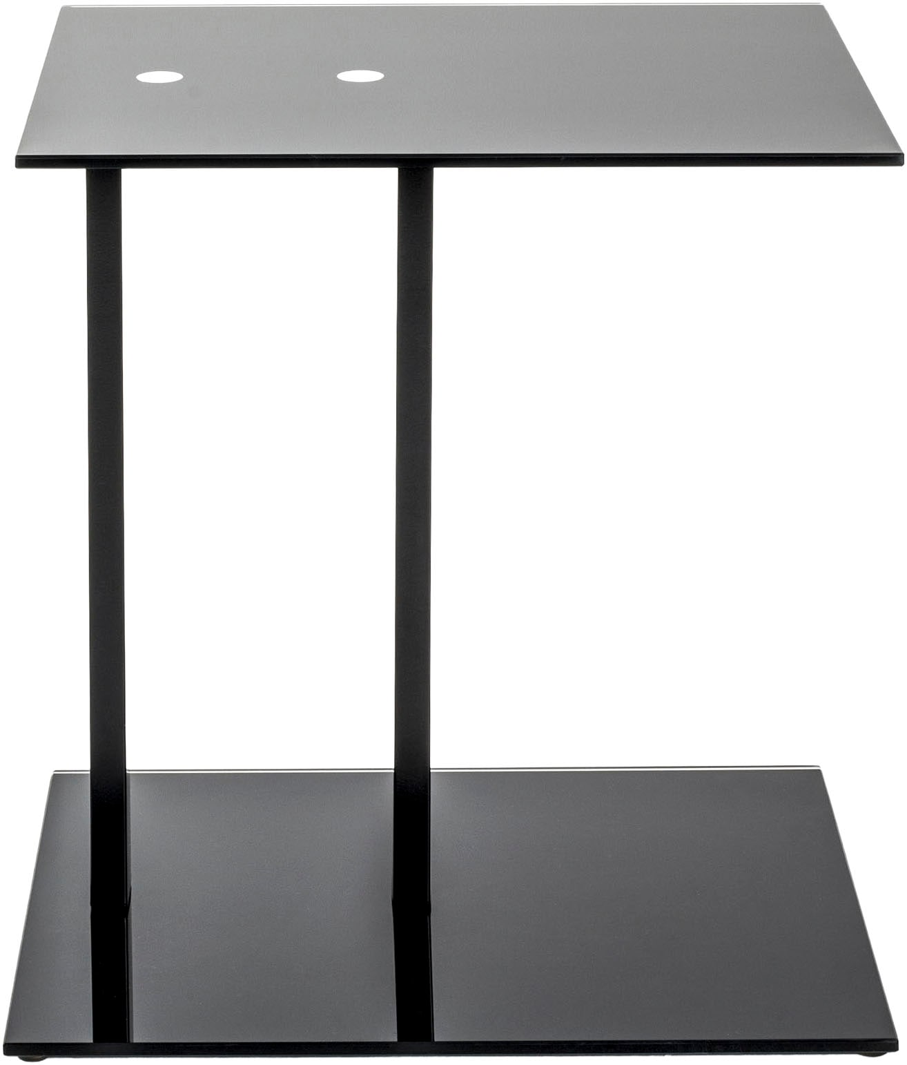 HAKU Beistelltisch »Sofatisch, Wohnzimmertisch« 1 Stk. tlg. rechteckig - aus Metall Schwarz B/T/H 45/35/50 cm