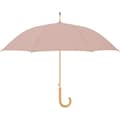 doppler® Stockregenschirm »nature Long, gentle rose«, aus recyceltem Material mit Schirmgriff aus Holz