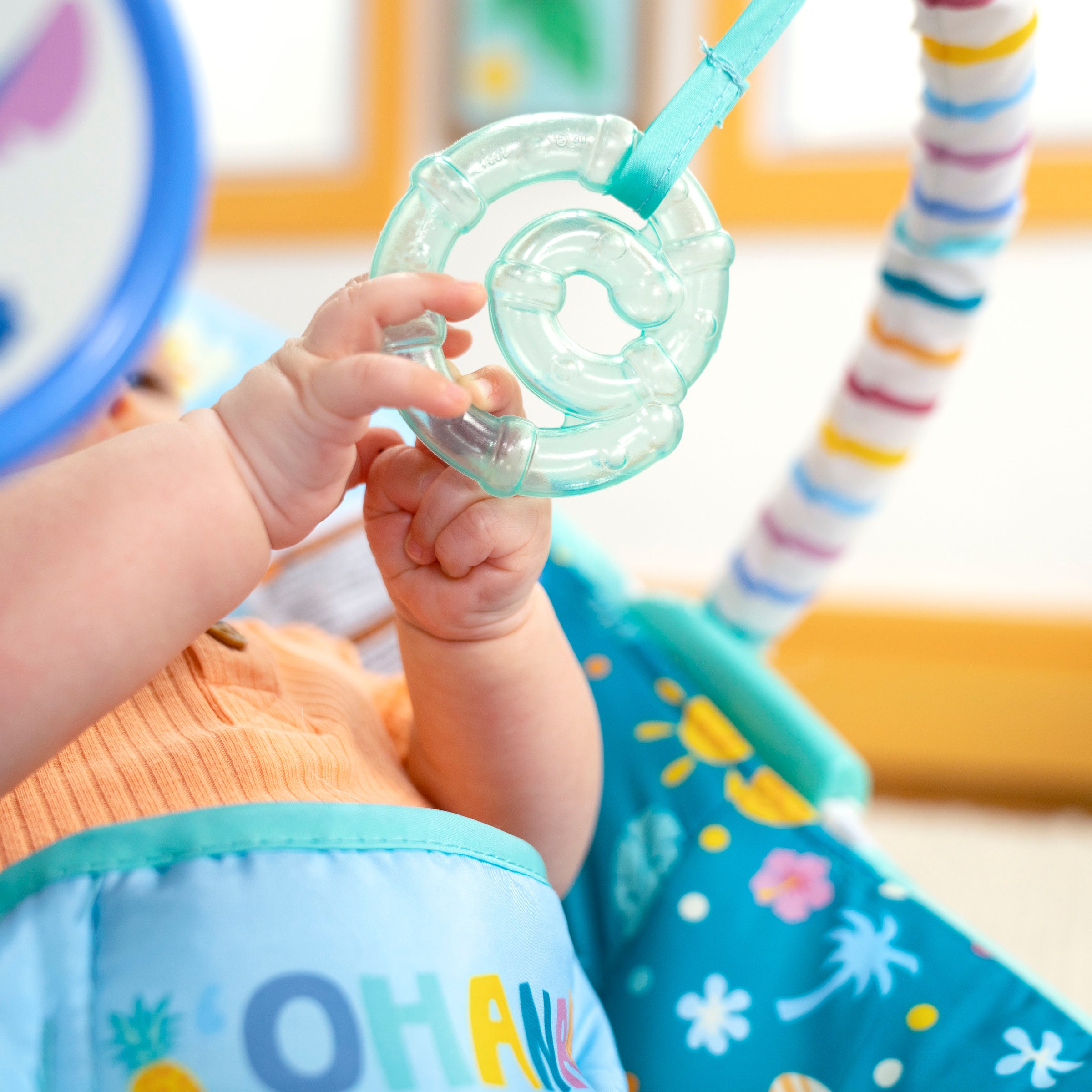 Bright Starts Babywippe »Stitch Ohana Paradise Vibrating Bouncer«