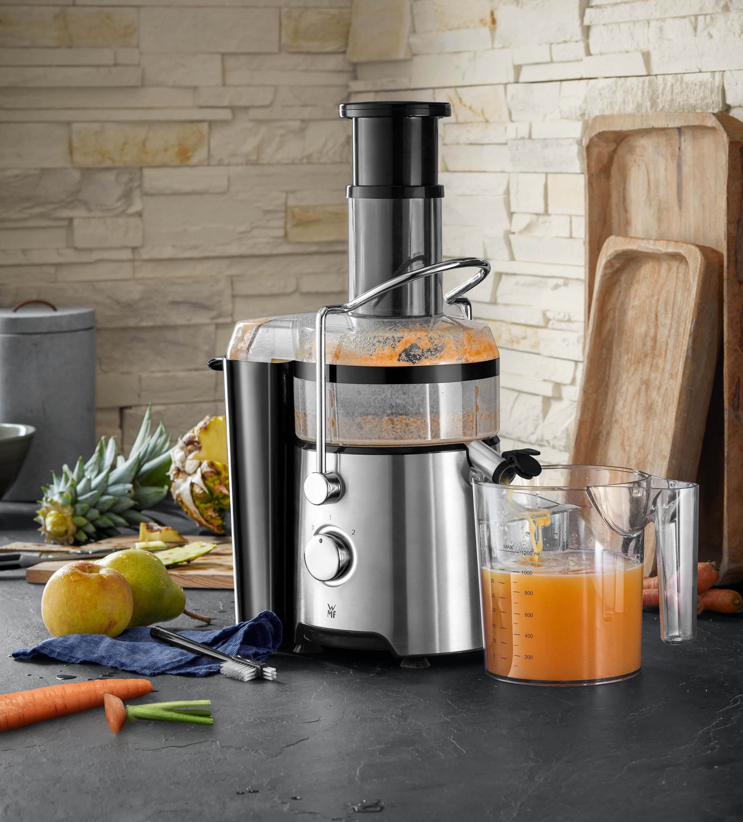 WMF Entsafter »Kult X, elektrische Obst Gemüse Saftpresse aus Edelstahl, 50 günstig online kaufen