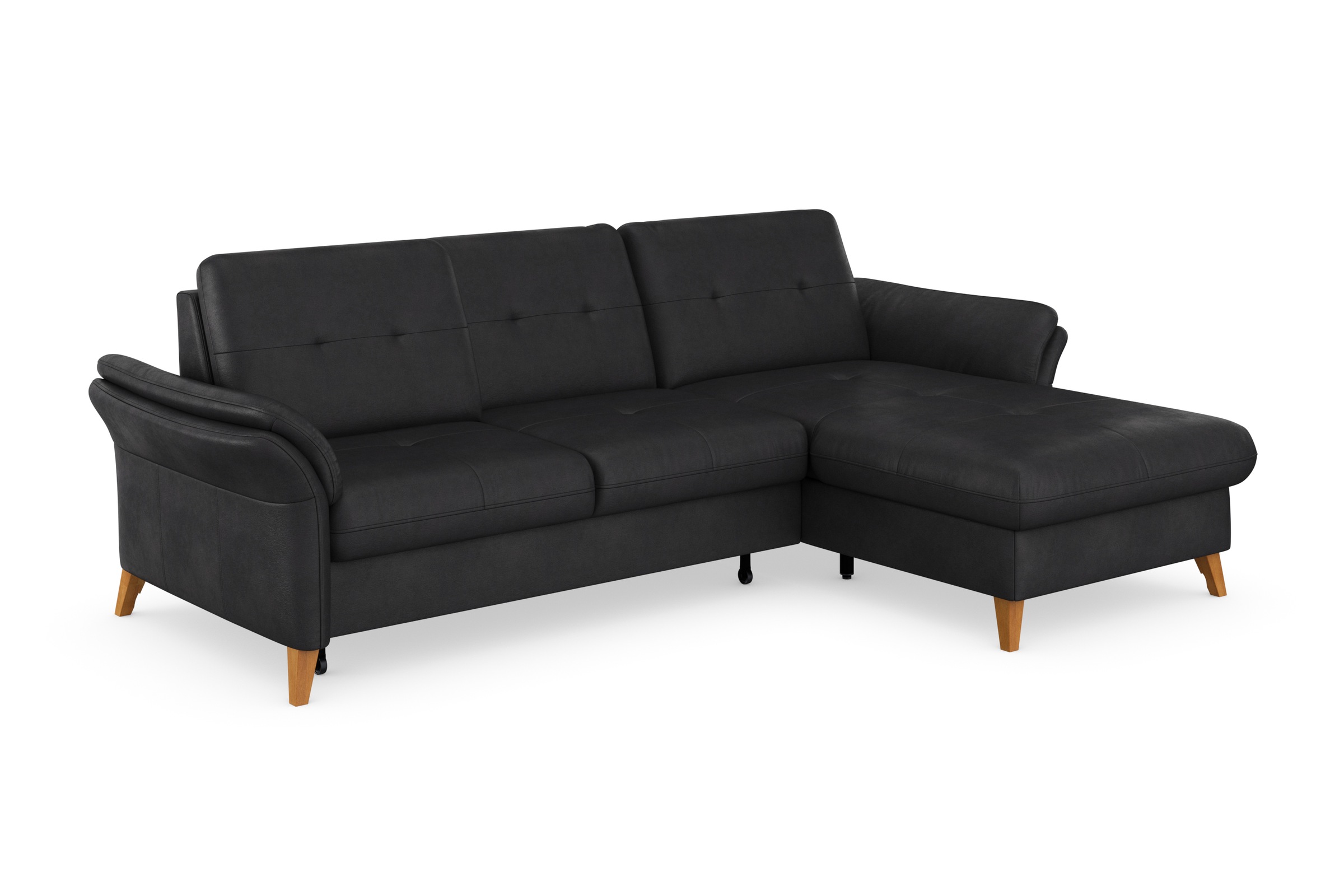sit&more Ecksofa »Göteborg«, Sitztiefenverstellung und Federkern, wahlweise mit Bettfunktion