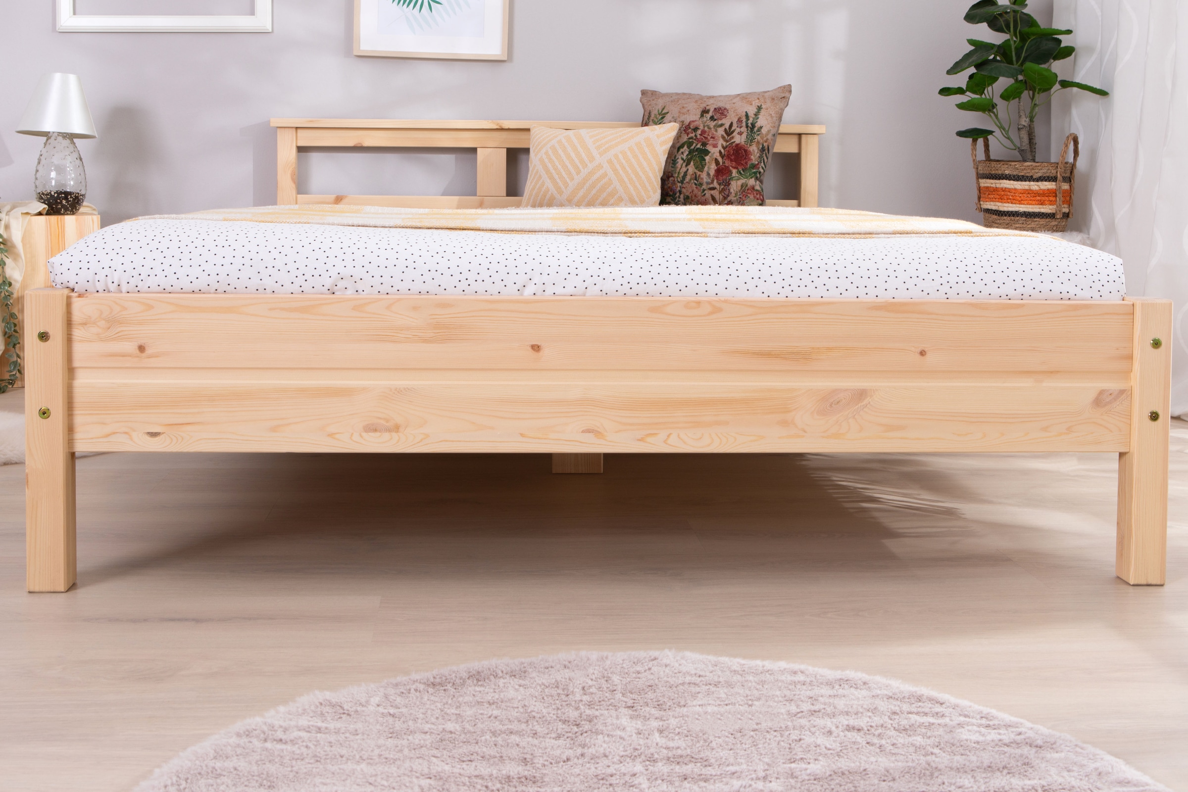Ticaa Futonbett »Merci«, Einzelbett, aus Kiefer Massivholz, inkl. Rollrost
