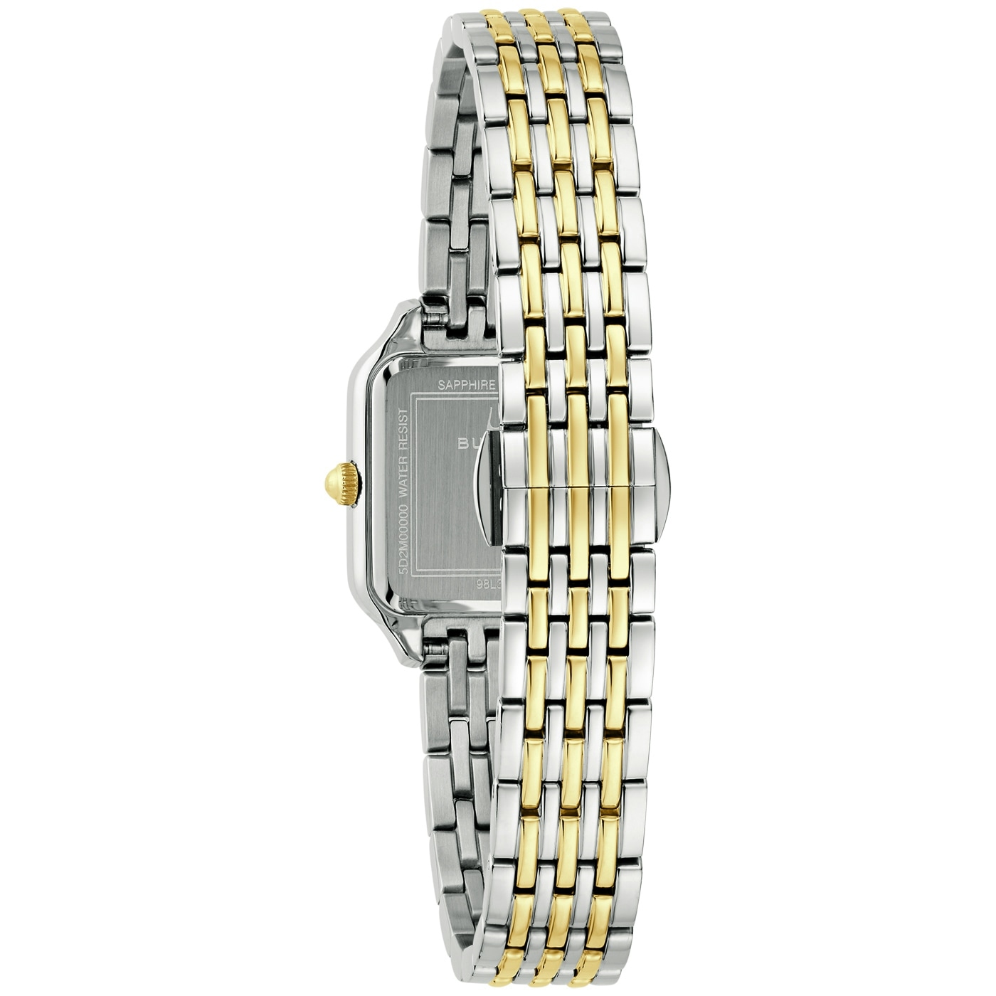 Bulova Quarzuhr »Sutton« Armbanduhr, Damenuhr, Edelstahlarmband, analog