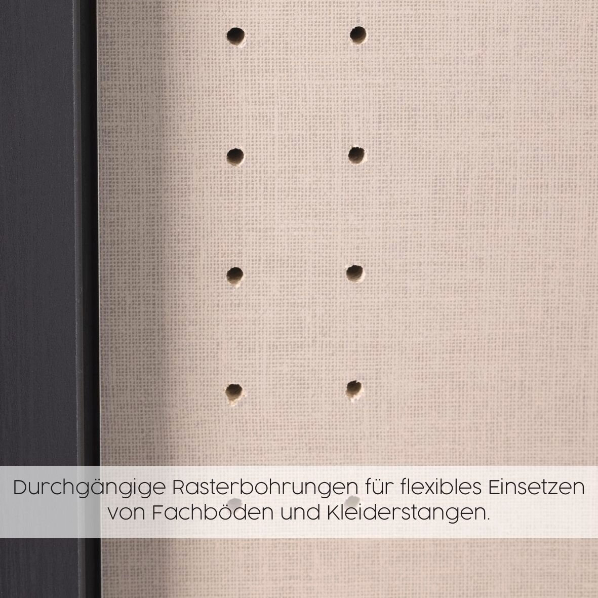 OTTO home Kleiderschrank »Schwebetürenschrank Schrank Garderobe Wäscheschrank BAVENO« in 3 Ausstattungen BASIC/CLASSIC/PREMIUM (mit Soft-Close-Funktion),  in moderner Loft-Optik mit Griffleisten aus Metall MADE IN GERMANY