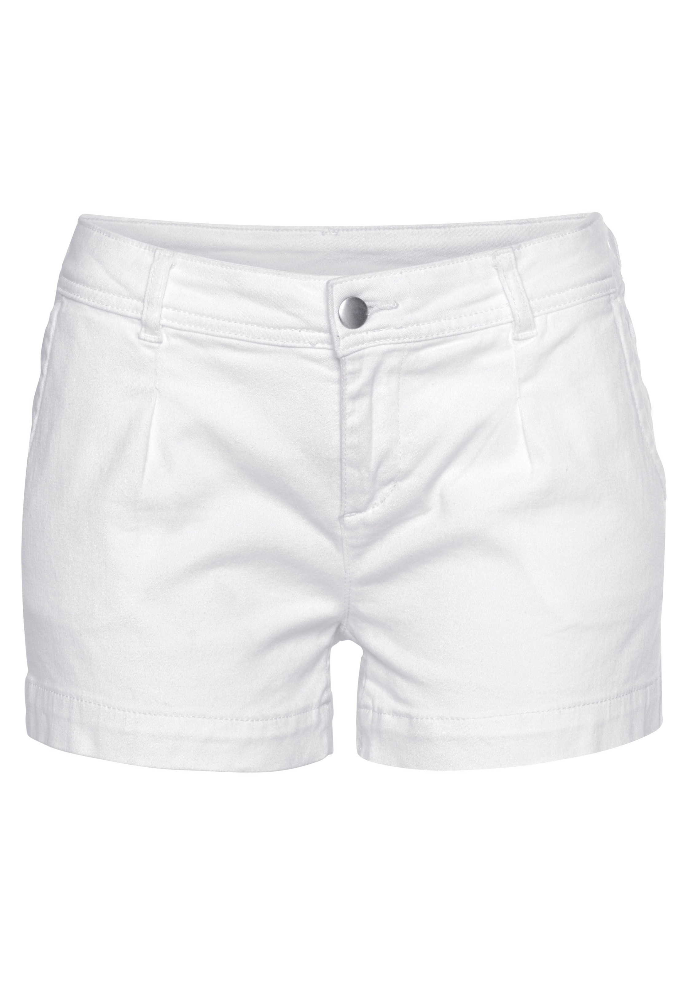 LASCANA Shorts, aus Baumwollstretch mit Taschen, kurze Hose, Freizeitlook  im Online-Shop kaufen