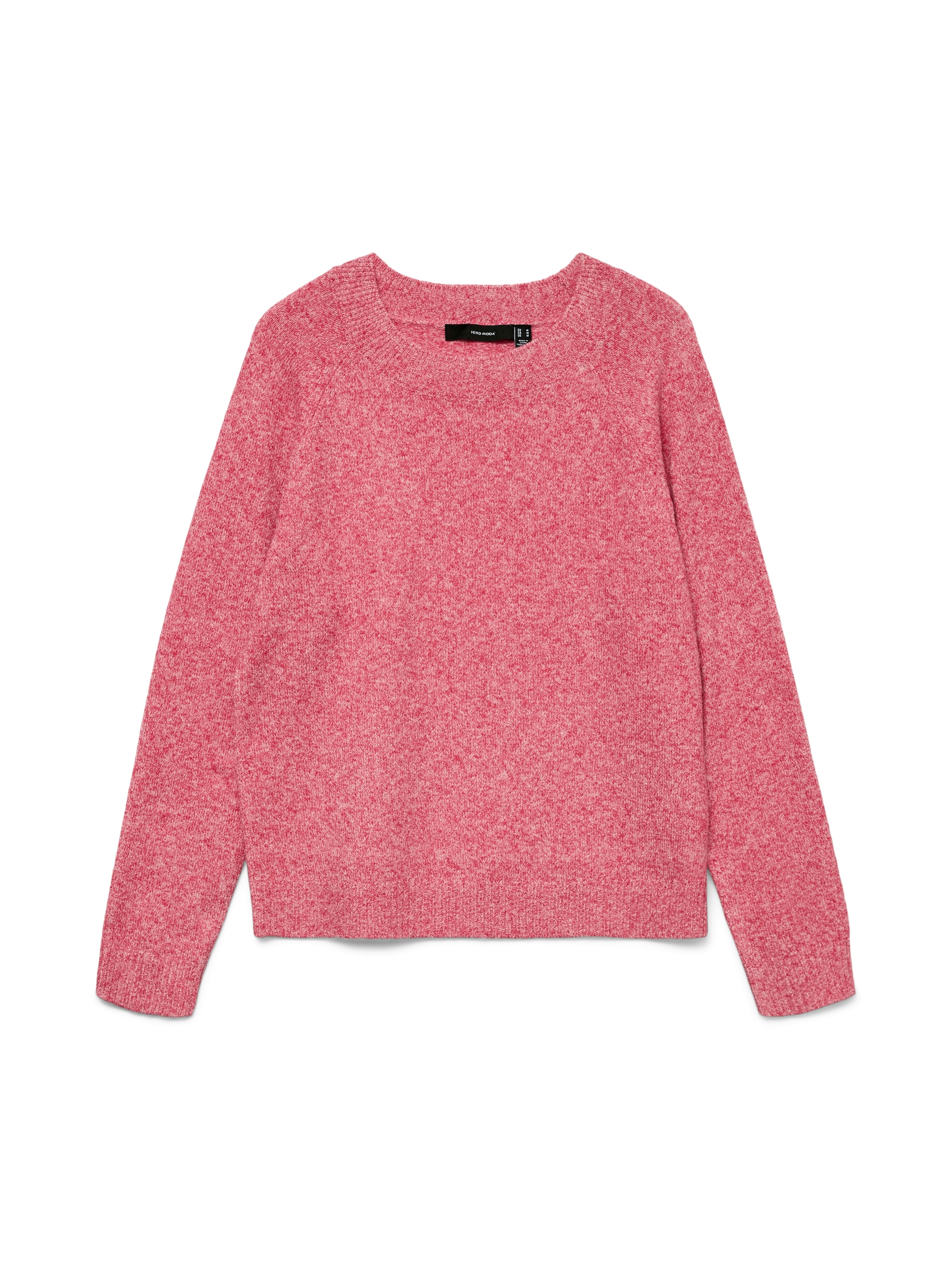 Vero Moda »VMDOFFY LS O-NECK BLOUSE GA NOOS« Materialmix, regular fit