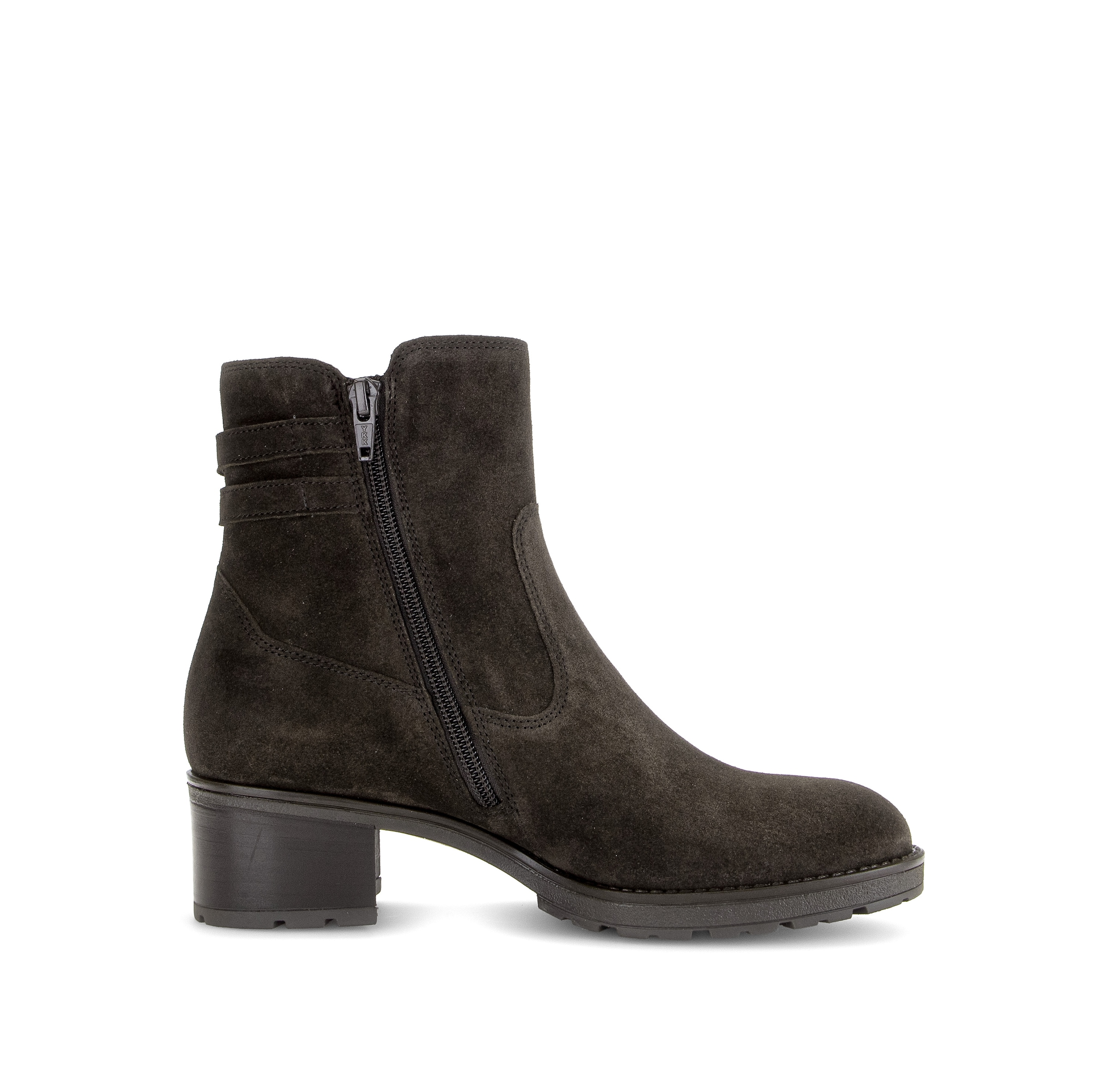 Gabor Stiefelette  Blockabsatz, Boots mit praktischem Reißverschluss, G-Weite