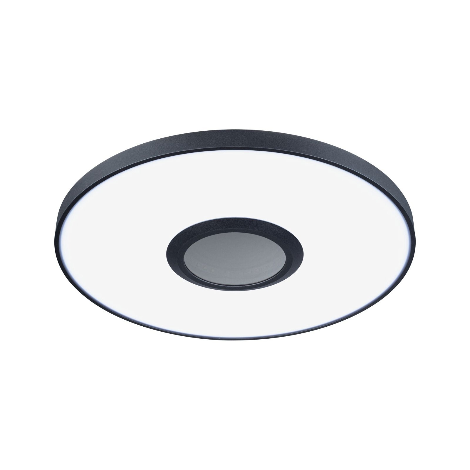 Paulmann LED Deckenleuchte »Spaceglow Three RGB+ 1400lm 230V 21W Schwarz ma günstig online kaufen