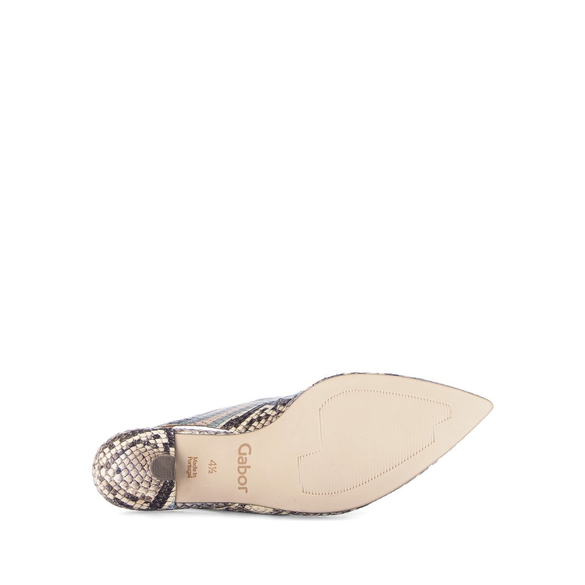 Gabor Slingpumps »Slingpumps Leder Reptiloptik«