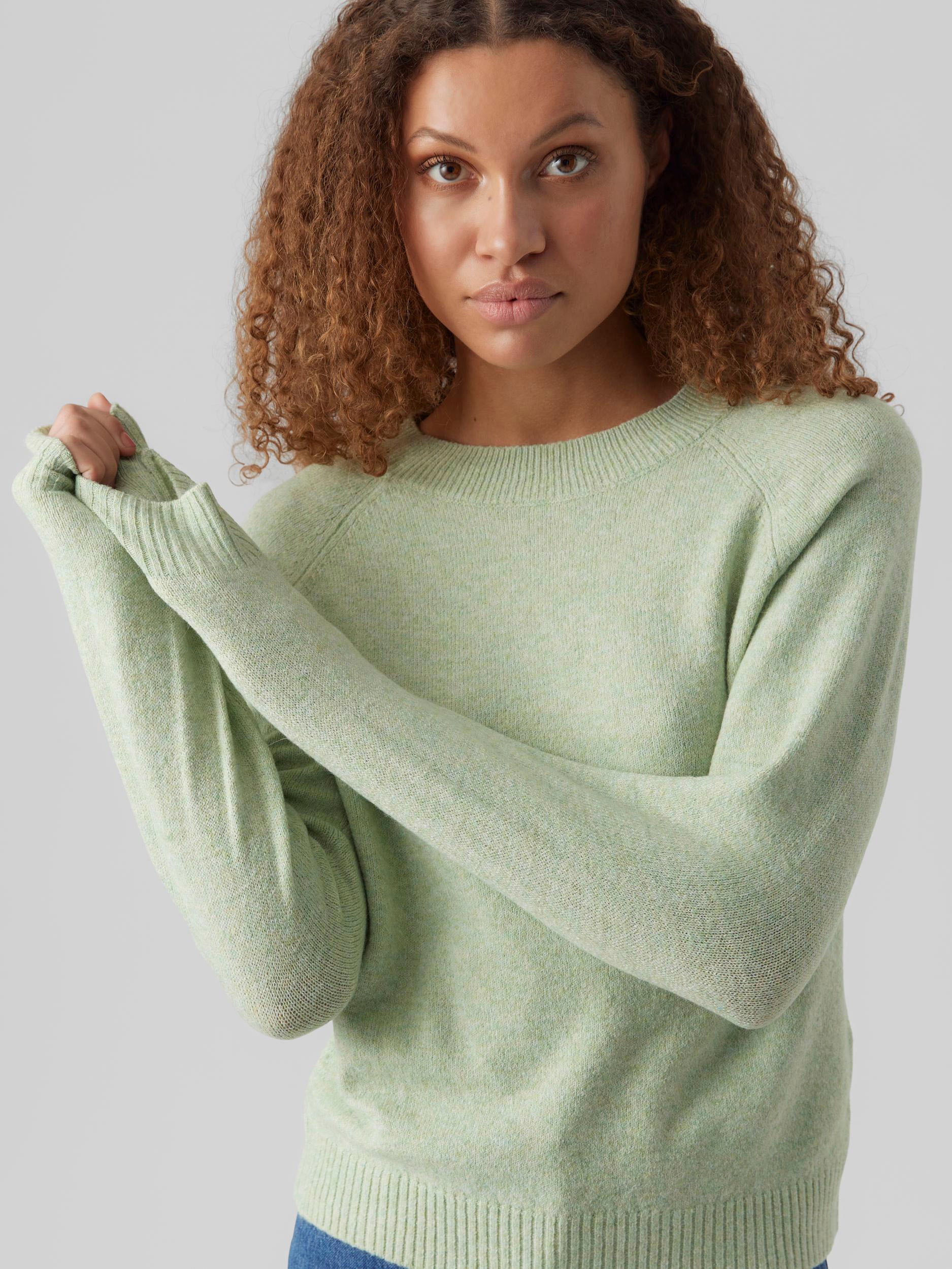 Vero Moda Rundhalspullover »VMDOFFY LS O-NECK BLOUSE GA NOOS«
