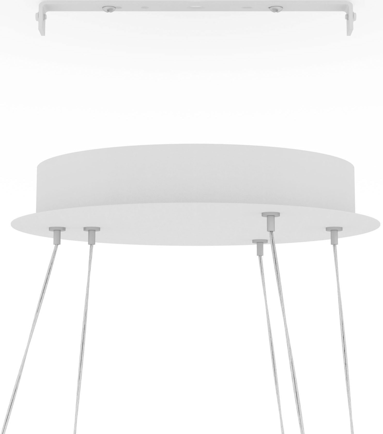 EGLO Hängeleuchte »LOBINERO-Z« in weiß aus Alu, Stahl / inkl. LED fest integriert - 43,2 Watt