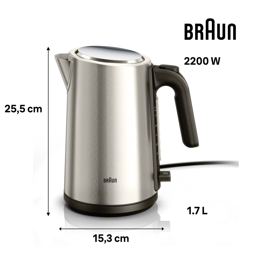 Braun Wasserkocher »Identity WK 5200 BK« 1,7 l 2200 W