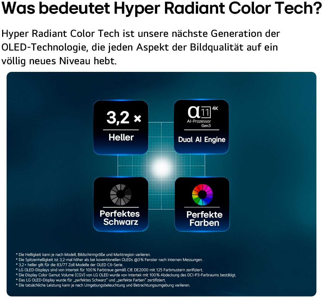 LG OLED-Fernseher »OLED83C69LB« 210 cm/83 ″ Smart-TV