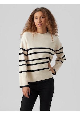 Rundhalspullover »VMSABA LS O-NECK STRIPE PULLOVER GA NOOS«