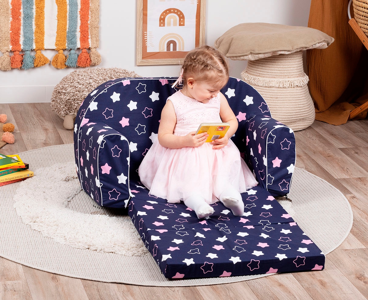Knorrtoys® Sofa »Star, blue pink«, für Kinder; Made in Europe