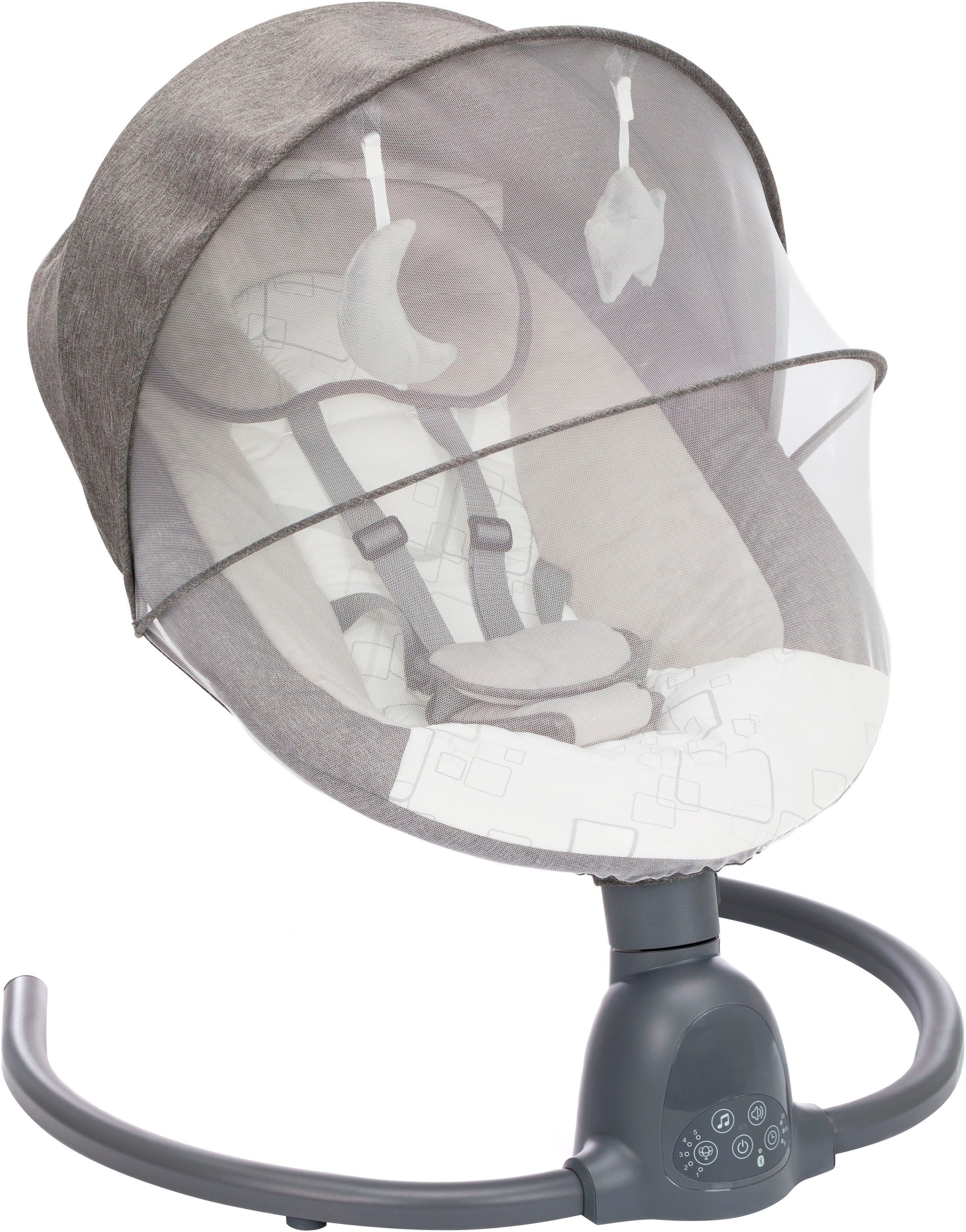 Fillikid Babywippe »Elektrische Wippe, Luna«, bis 9 kg, inkl. Fernbedienung