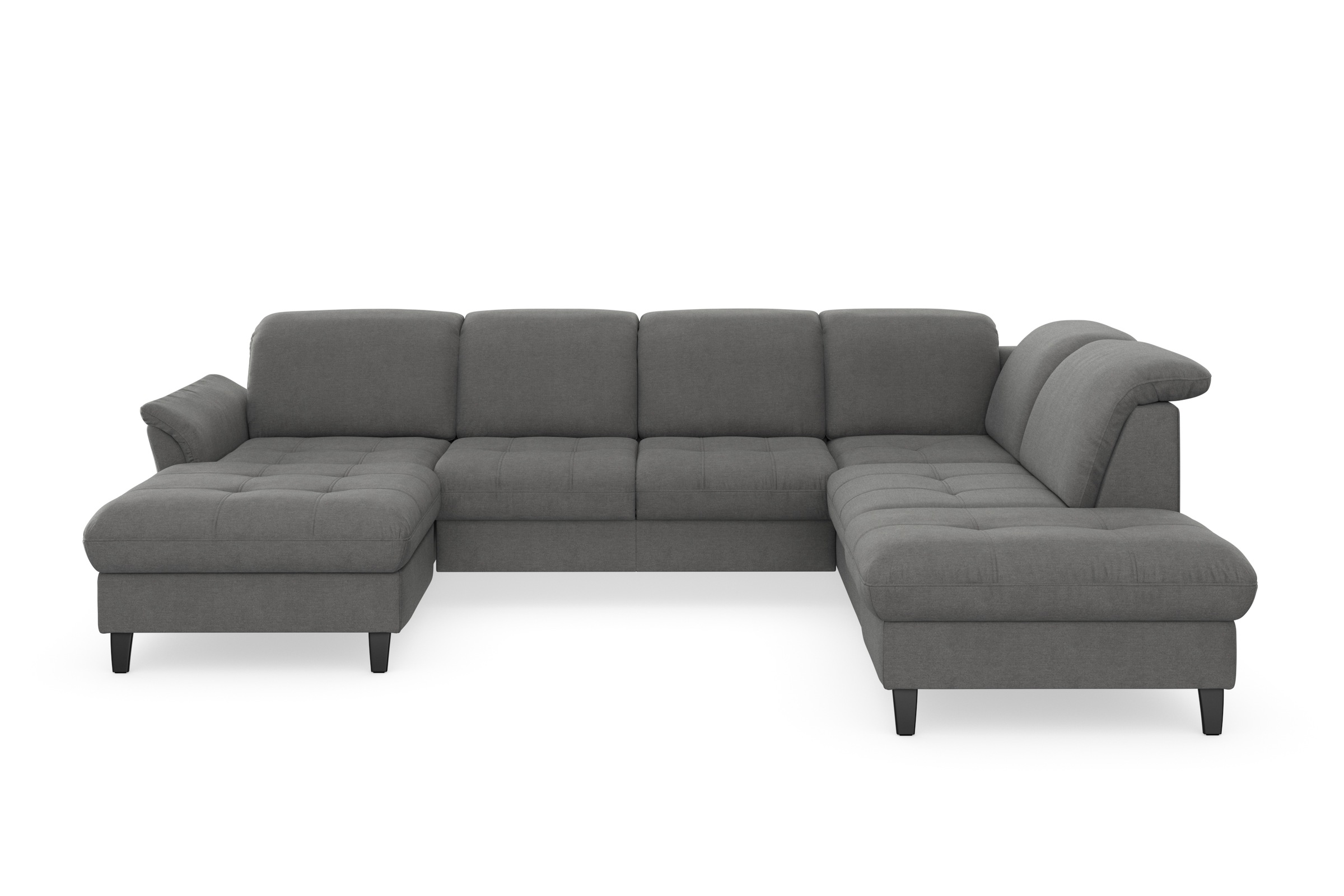 sit&more Wohnlandschaft »Maggiore U-Form«, wahlweise mit Kopfteilverstellung, Bettfunktion und Stauraum