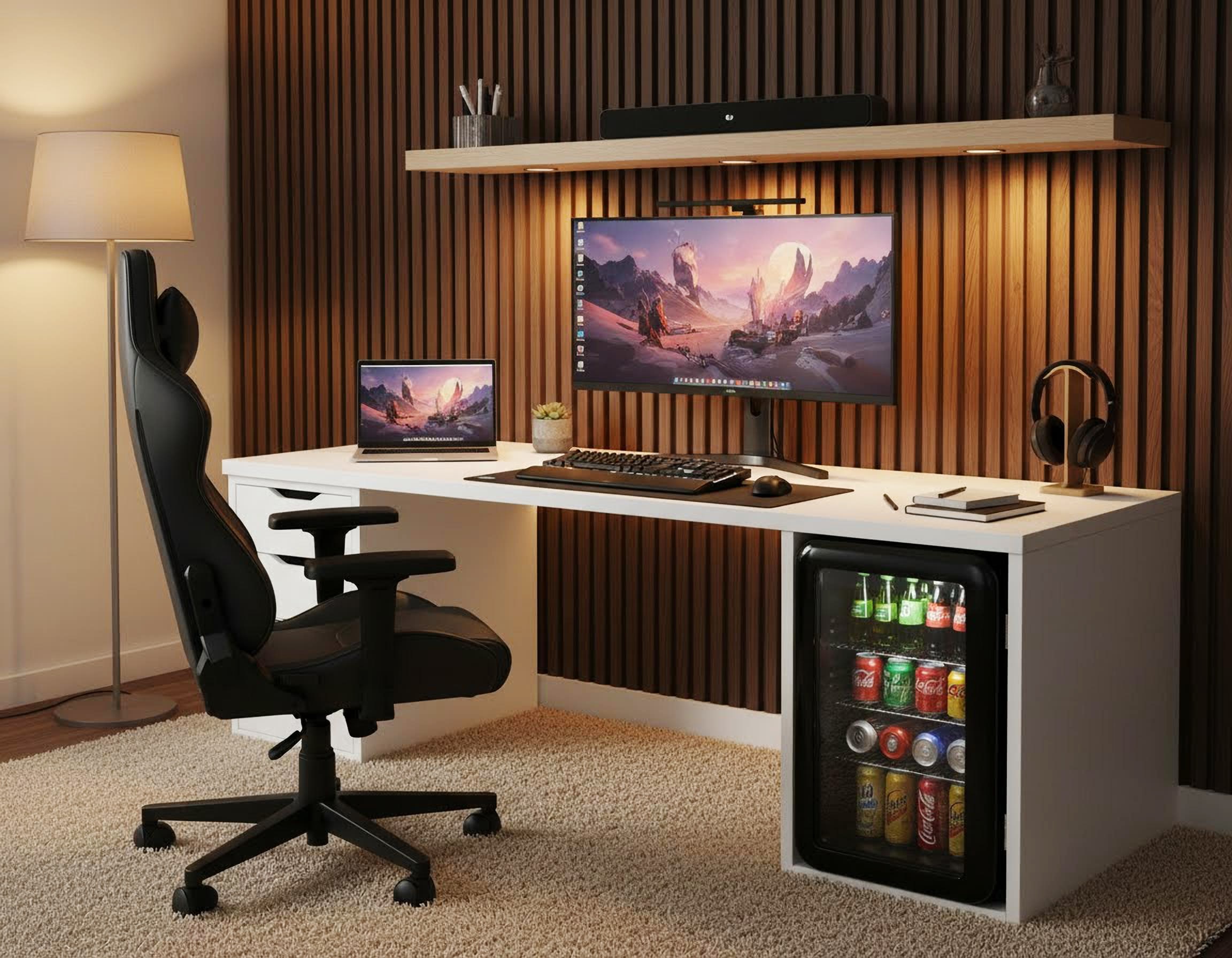 Hanseatic Getränkekühlschrank »HBC68ERBH« 68 cm hoch 44 cm breit