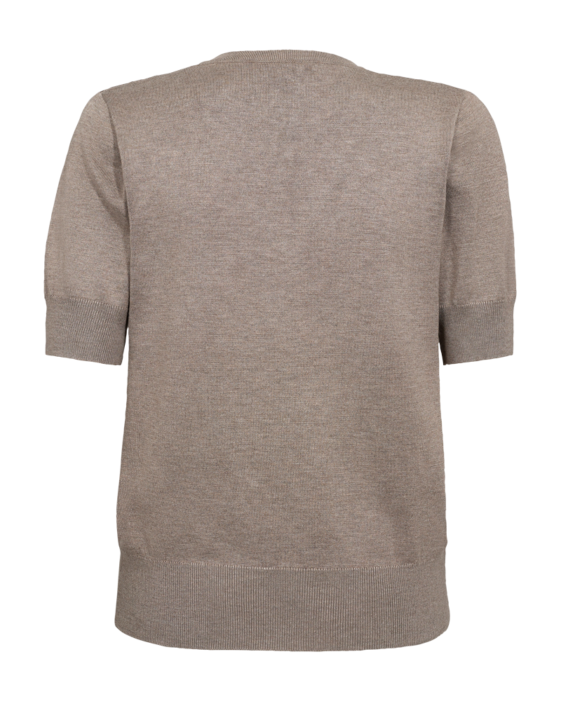 FREEQUENT Kurzarmpullover »FQKATIE-PULLOVER«, mit V-Ausschnitt