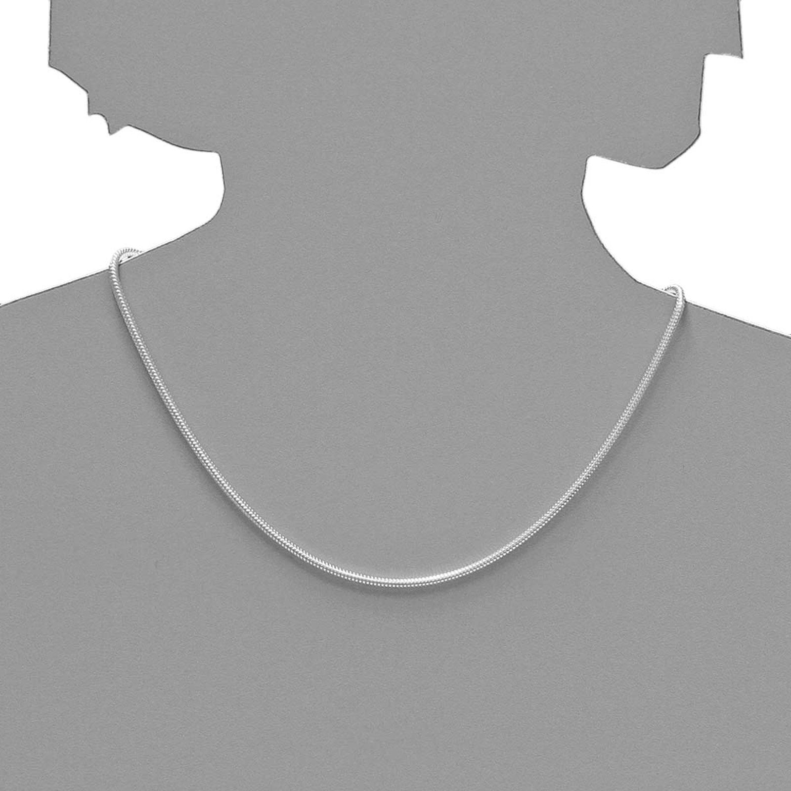 OSTSEE-SCHMUCK Silberkette »Ostsee-Schmuck Kette Schlange 2,4 mm Kette Schlange 2,4 mm«, (1 tlg.)