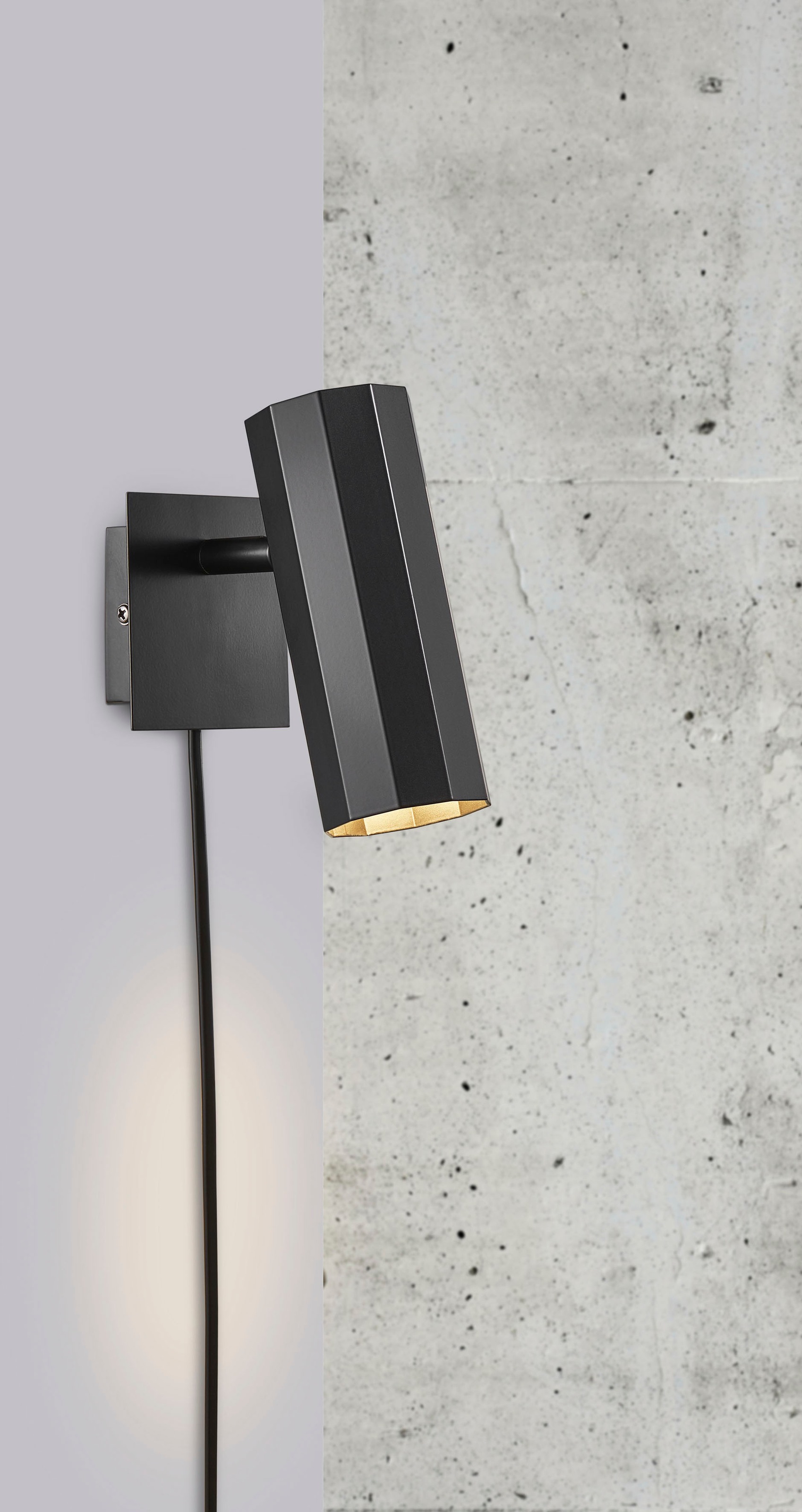 Nordlux Wandleuchte »Alanis«, Leuchtmittel GU10 | ohne Leuchtmittel, Minimalistisches Design, 10-seitiges Profil, inkl. 2W LED-Modul