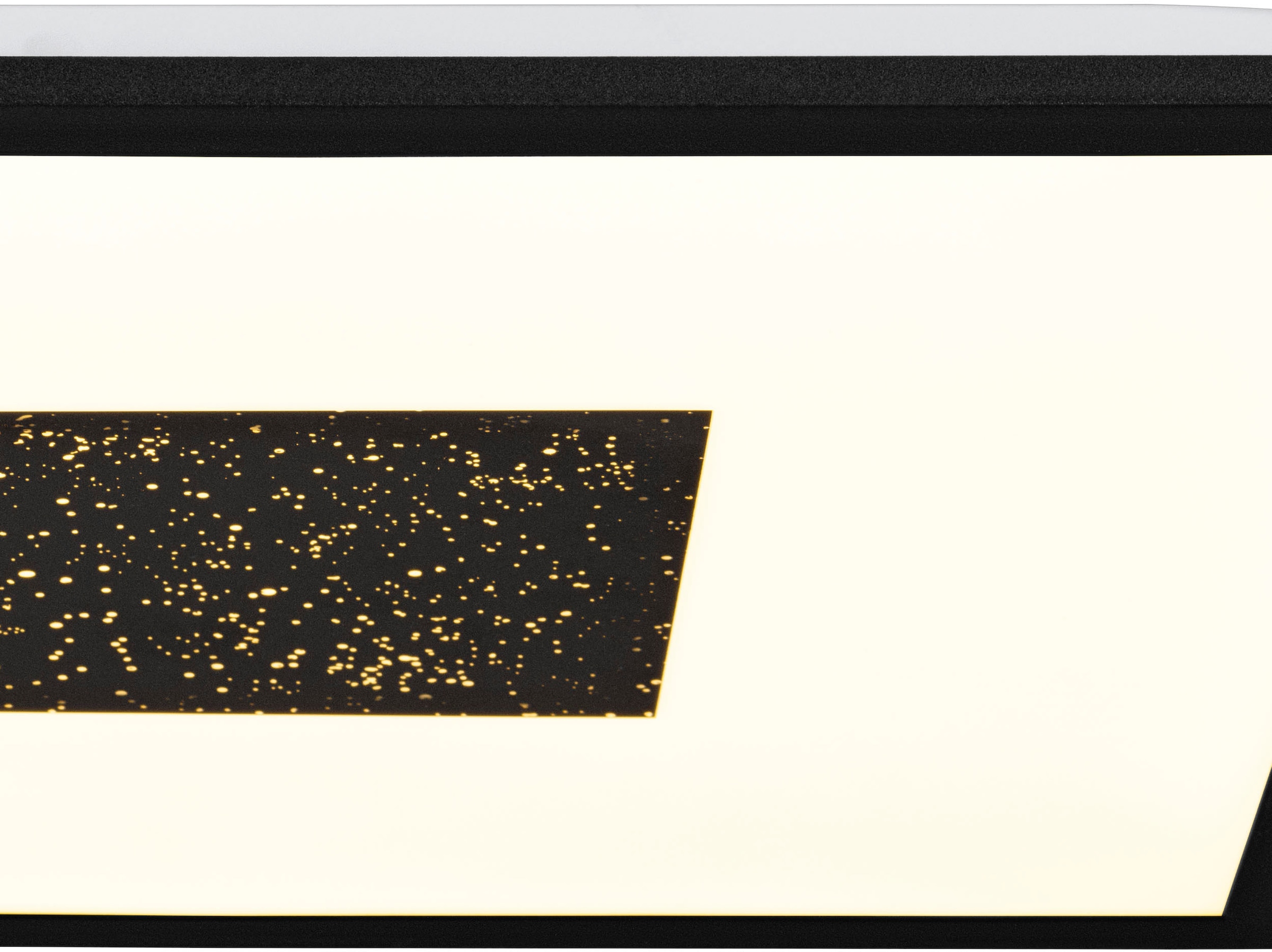 EGLO LED-Deckenleuchte »MARMORATA« in schwarz und weiß aus Alu, Stahl / inkl. und inkl. LED fest integriert - 19 Watt und 9 Watt, Ga. 44,5 x 44,5 cm