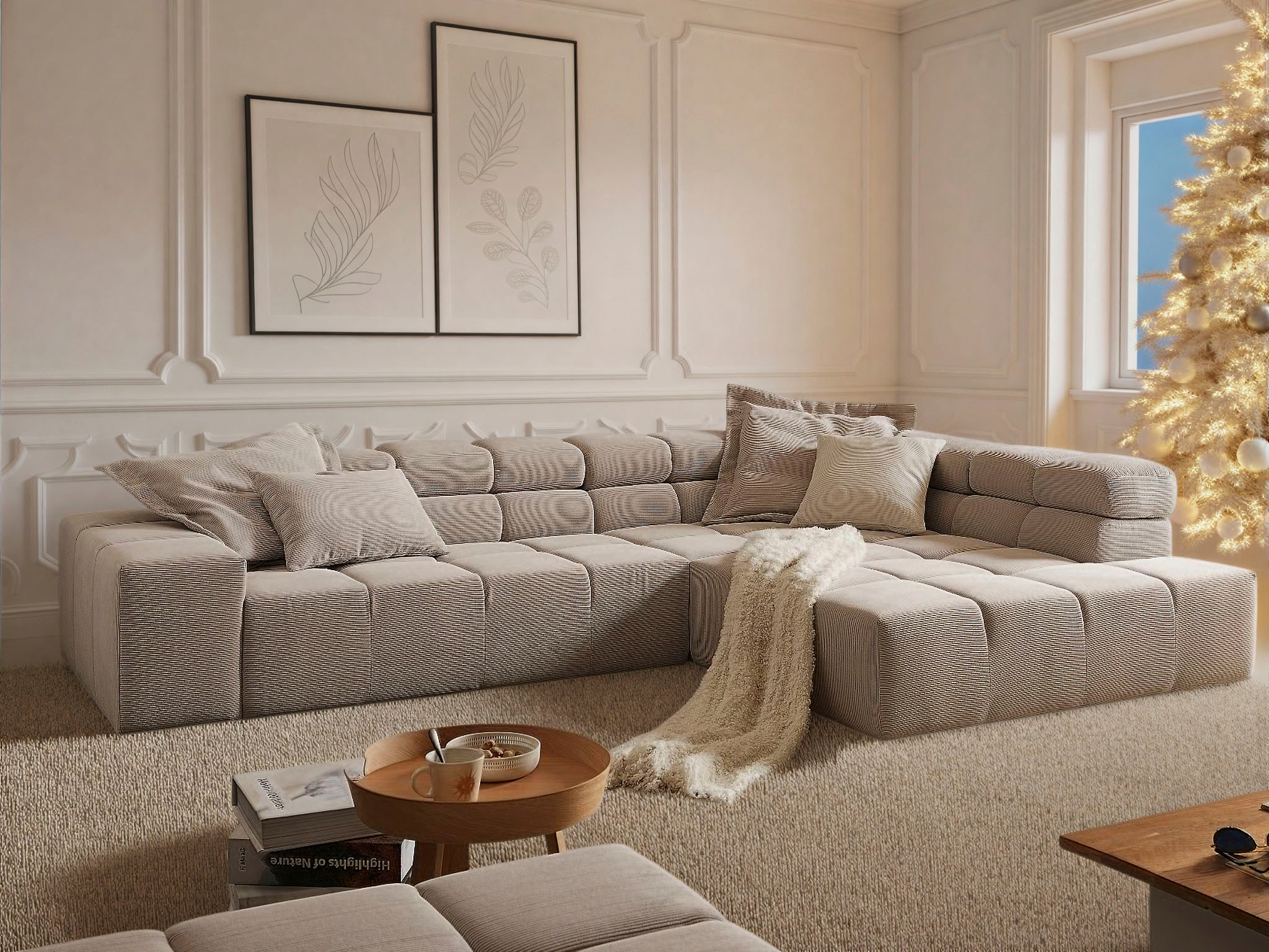 INOSIGN Ecksofa »Ancona incl. Kopfteilverstellung, OTTOs Choice, Breite 319 günstig online kaufen