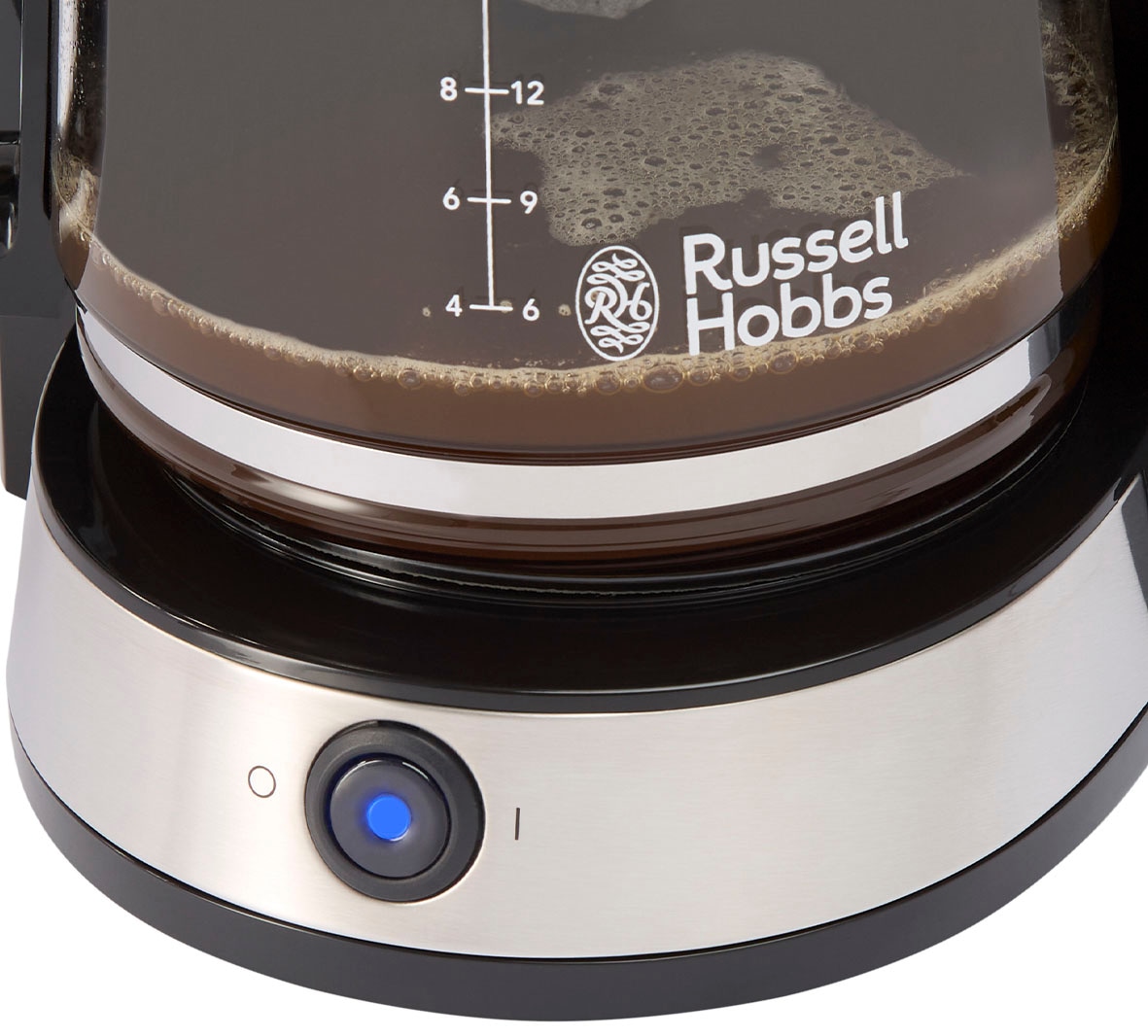 RUSSELL HOBBS Filterkaffeemaschine »27390-56 Heaton«, Korbfilter, aus Edelstahl, Glaskanne, Warmhaltefunktion