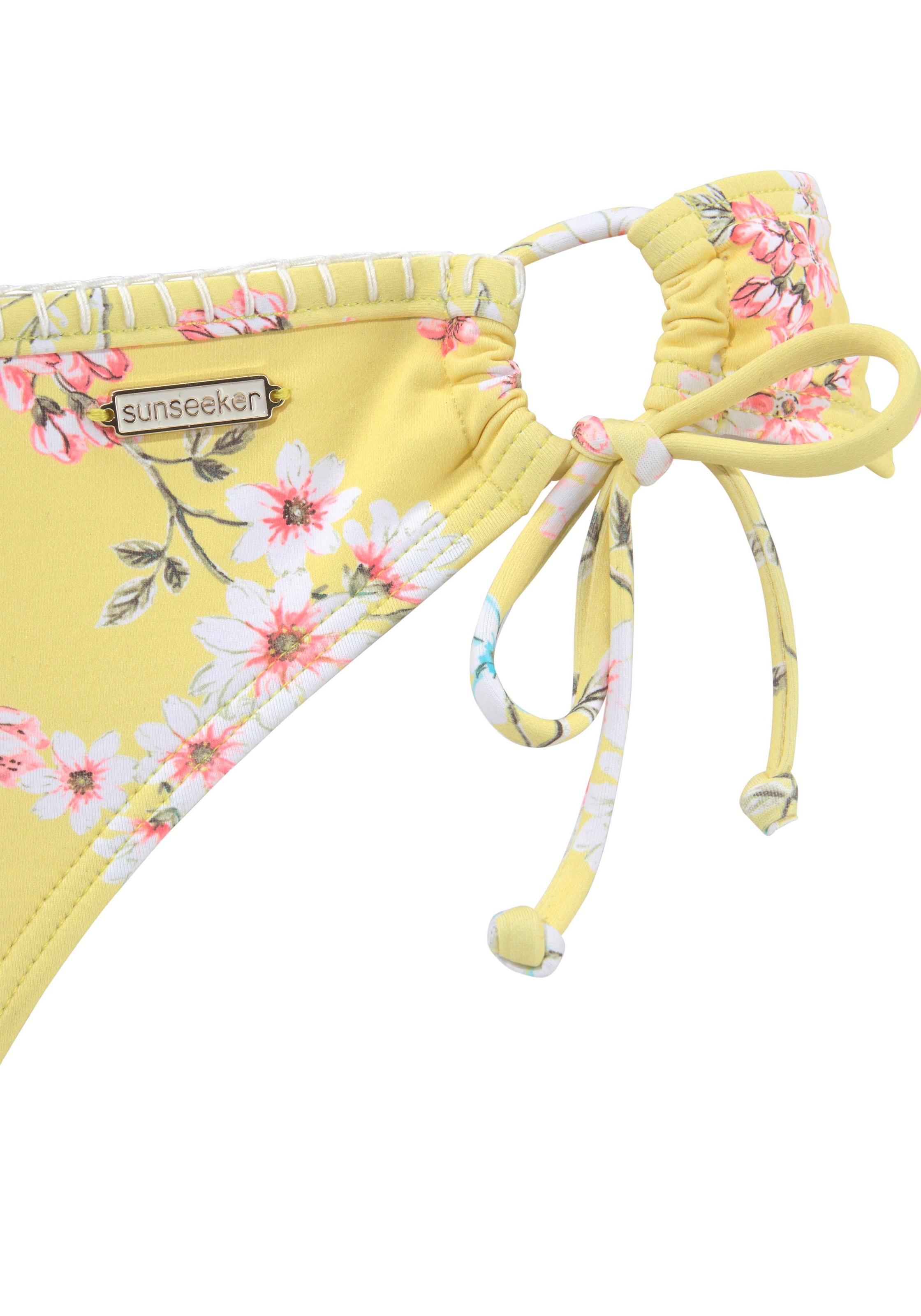 3. Bild von Sunseeker Bikini-Hose »Ditsy«, mit seitlichen Bindebändern und Häkelkante