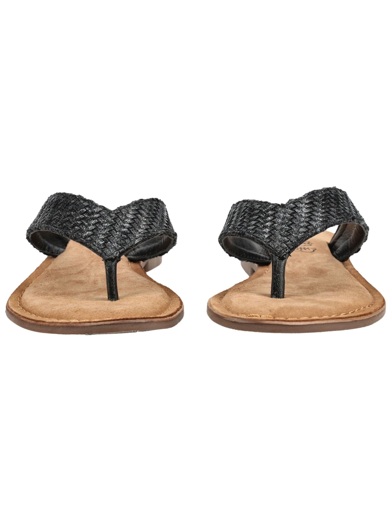 Lazamani Zehentrenner »Lazamani Pantoletten Leder/Textil«