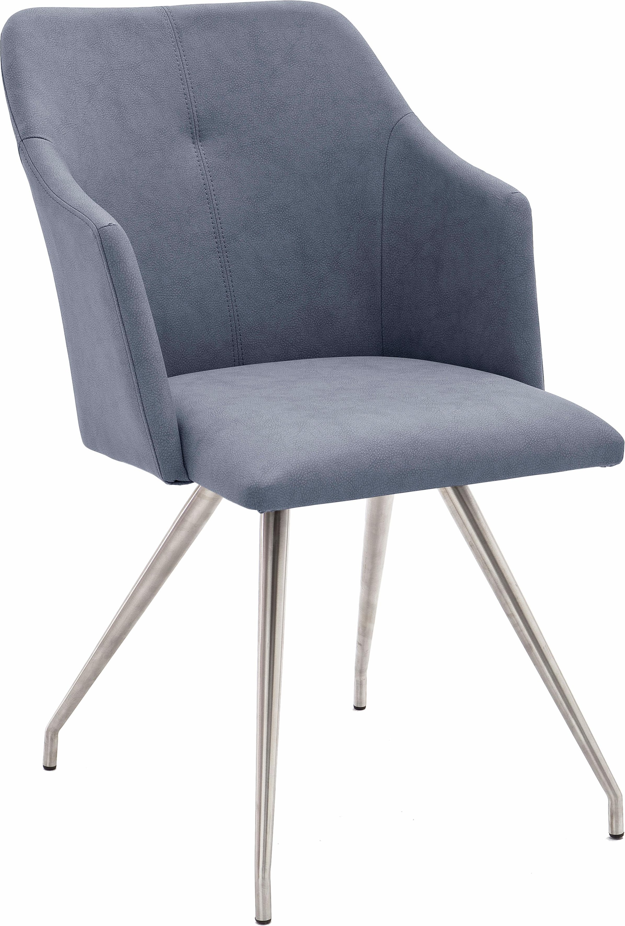MCA furniture Esszimmerstuhl »Madita 4 Fuß Stuhl B-eckig«, (Set), 2 St., Ku günstig online kaufen