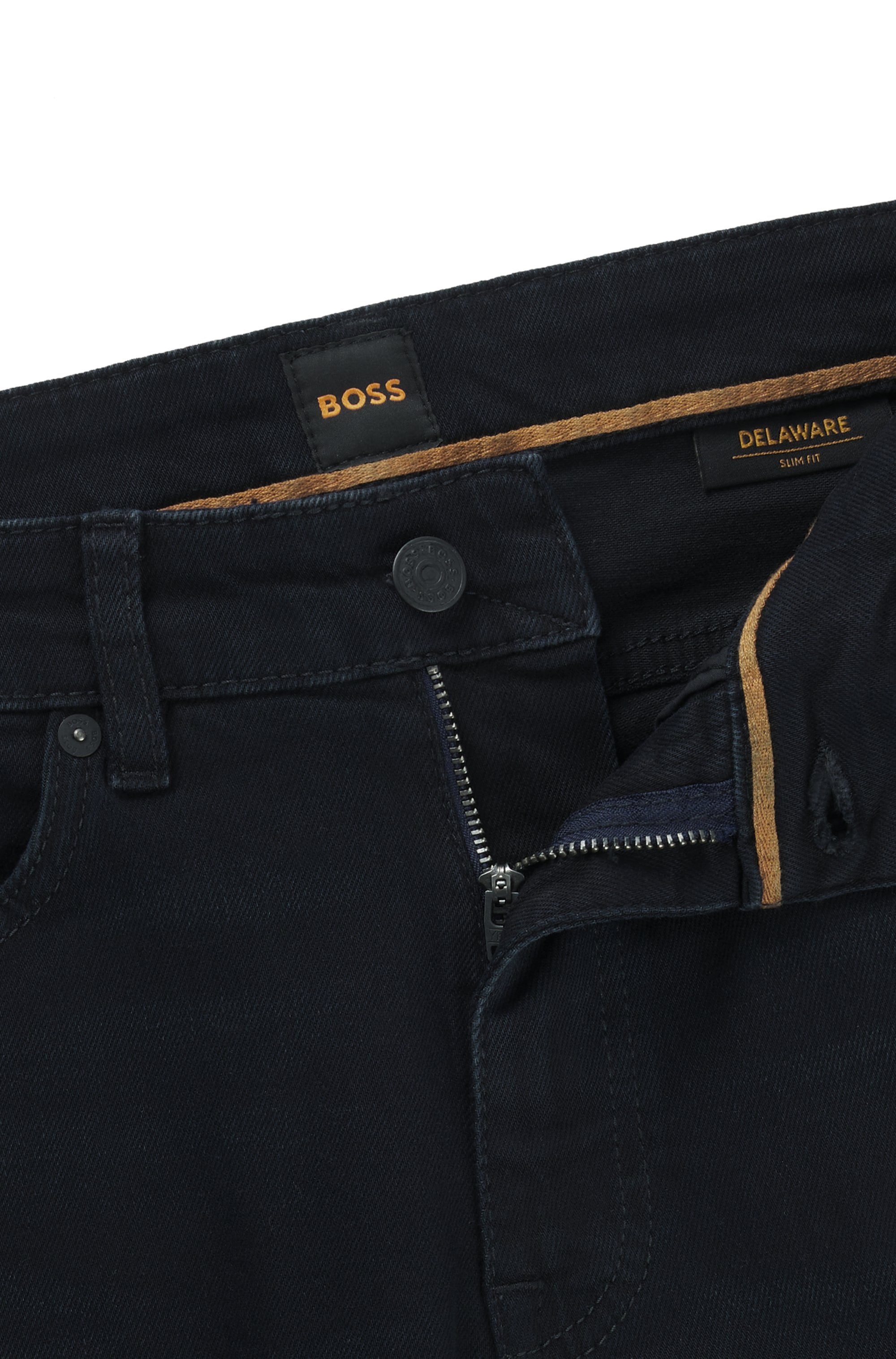BOSS ORANGE Slim-fit-Jeans »DELAWARE BO«, mit BOSS Leder-Badge