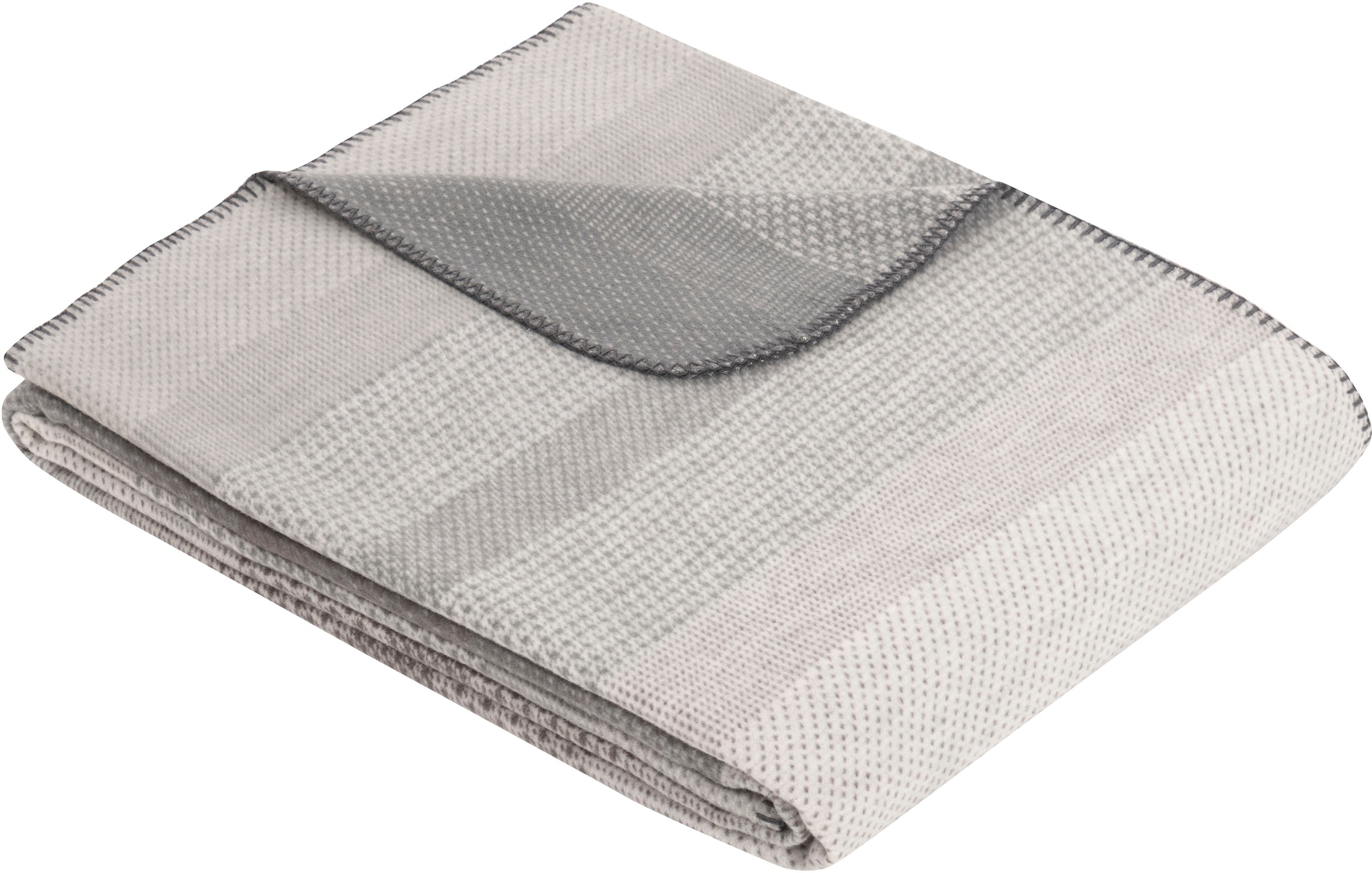 IBENA Wohndecke »Kitale«, im Streifen-Design, nachhaltig aus Bio-Baumwolle, Kuscheldecke
