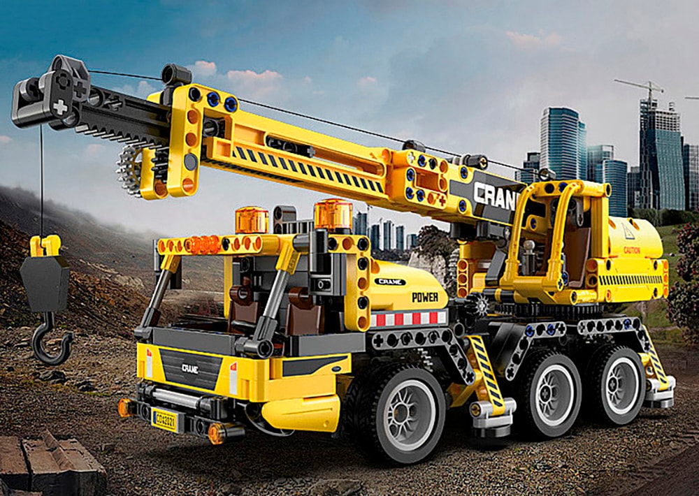 Jamara Konstruktions-Spielset »CaDA, Bricks, Mobilkran (402886)«