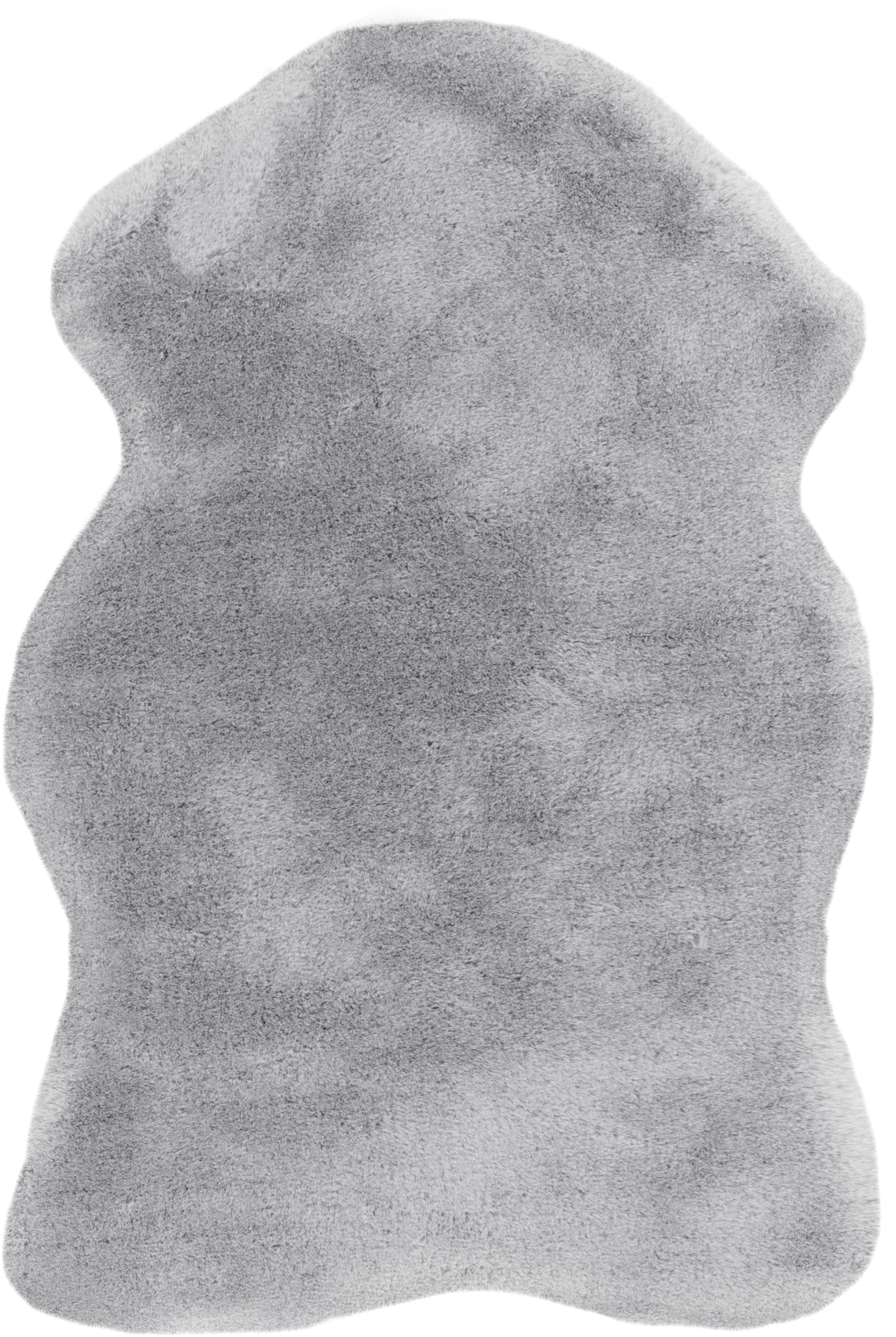 calo-deluxe Fellteppich »Vogesen 200«, fellförmig, 35 mm Höhe, handgetuftet, Kunstfell, Wohnzimmer