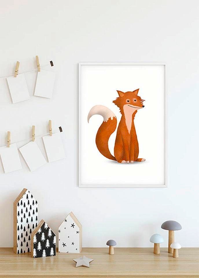Komar Bild "Cute Animal Fox", Tiere, (1 St.), Wandbild zur Dekoration - ohn günstig online kaufen