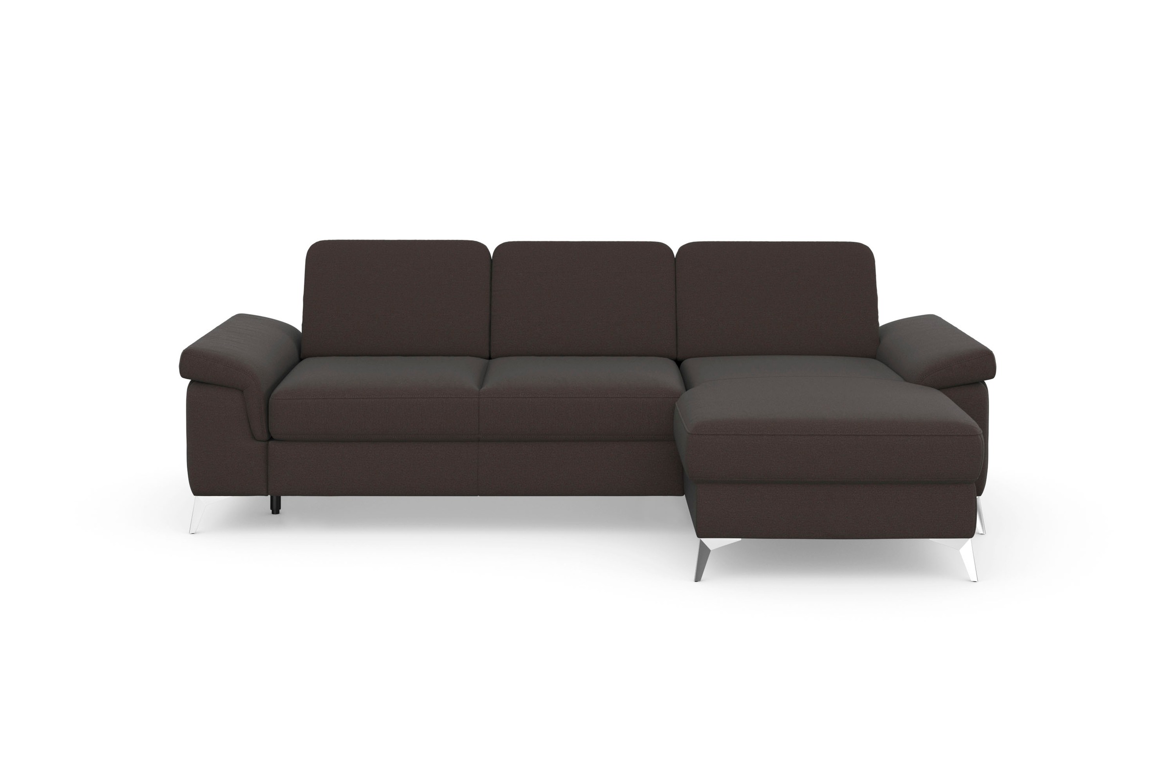 sit&more Ecksofa »Padua L-Form«, inklusive Sitztiefenverstellung, Armteilfunktion und Federkern
