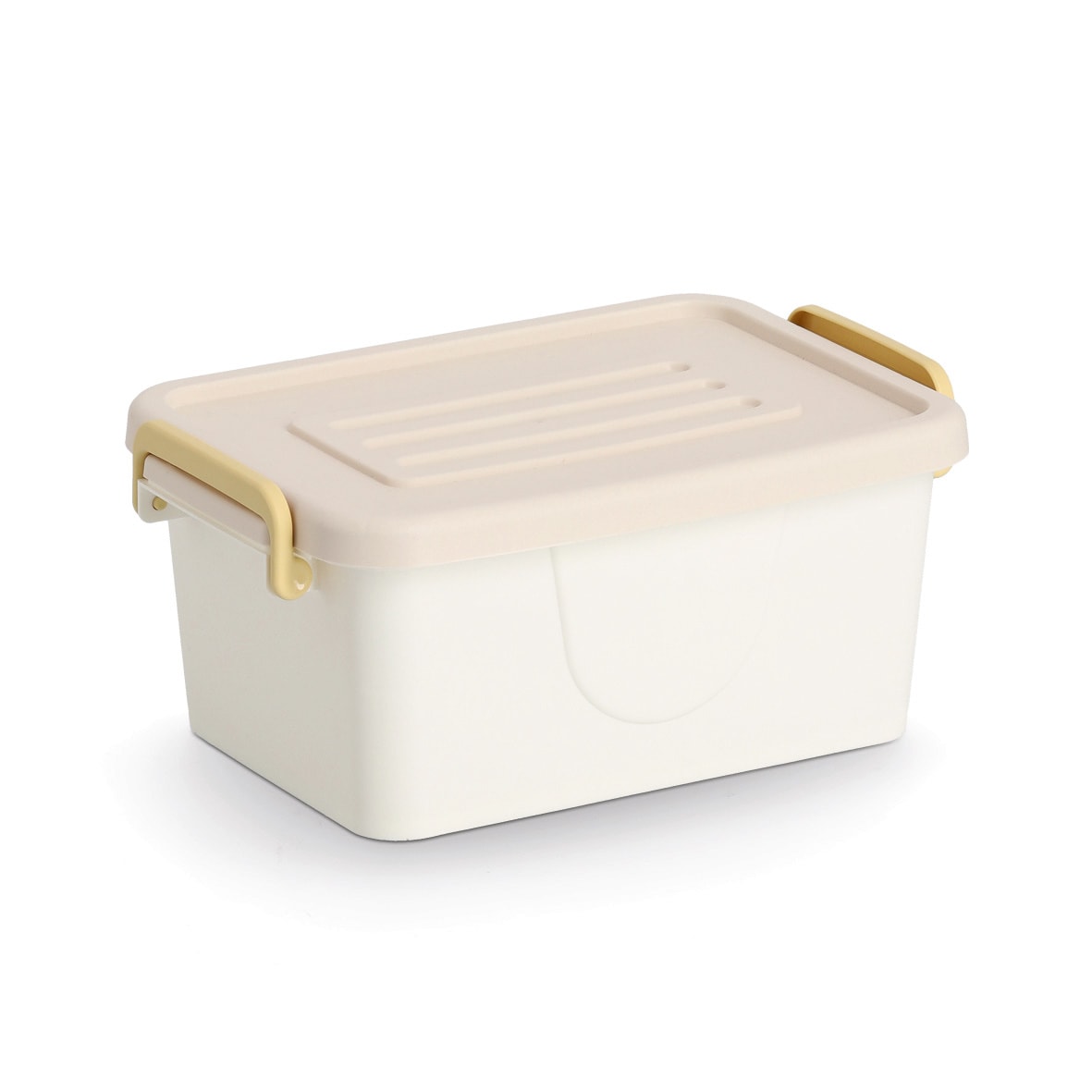 Zeller Present Aufbewahrungsbox »Aufbewahrungsboxen-Set, 3 tlg.« Kunststoff, weiß/mint/gelb/beige, ca. 30x21x13 cm
