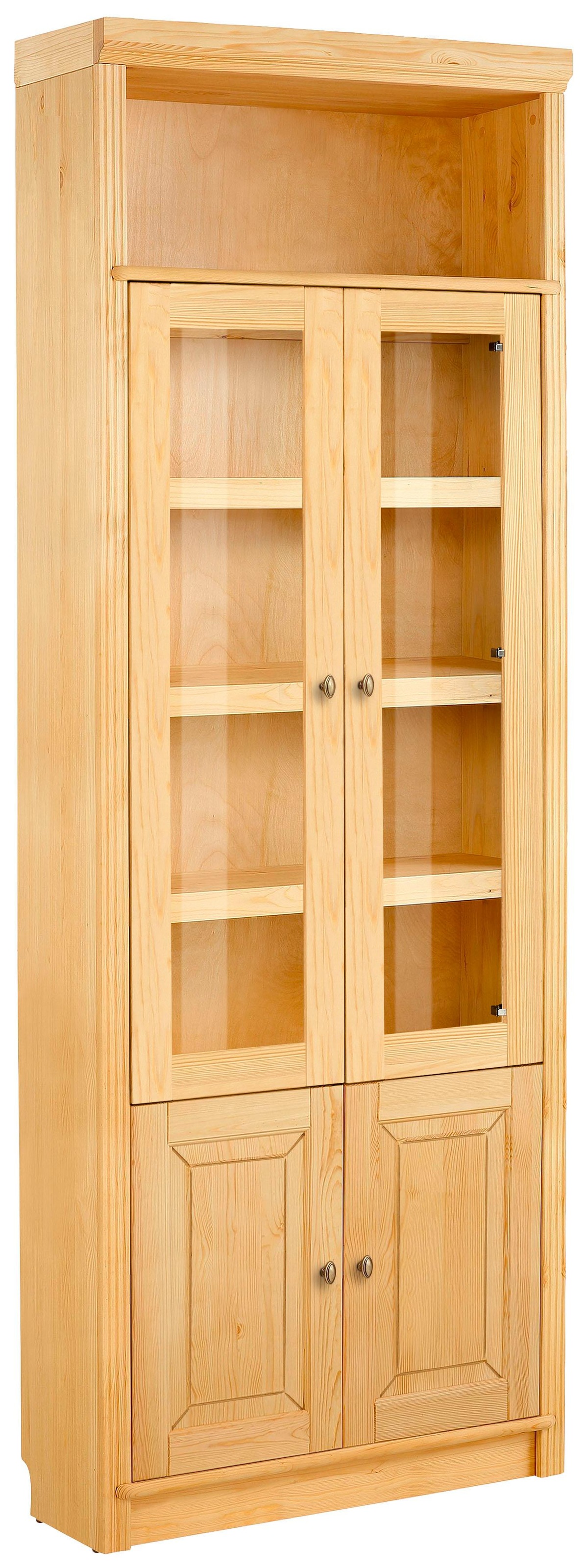 Home affaire Bücherregal »Soeren Vitrine mit 2 Glastüren, Breite/Tiefe: 80/ günstig online kaufen