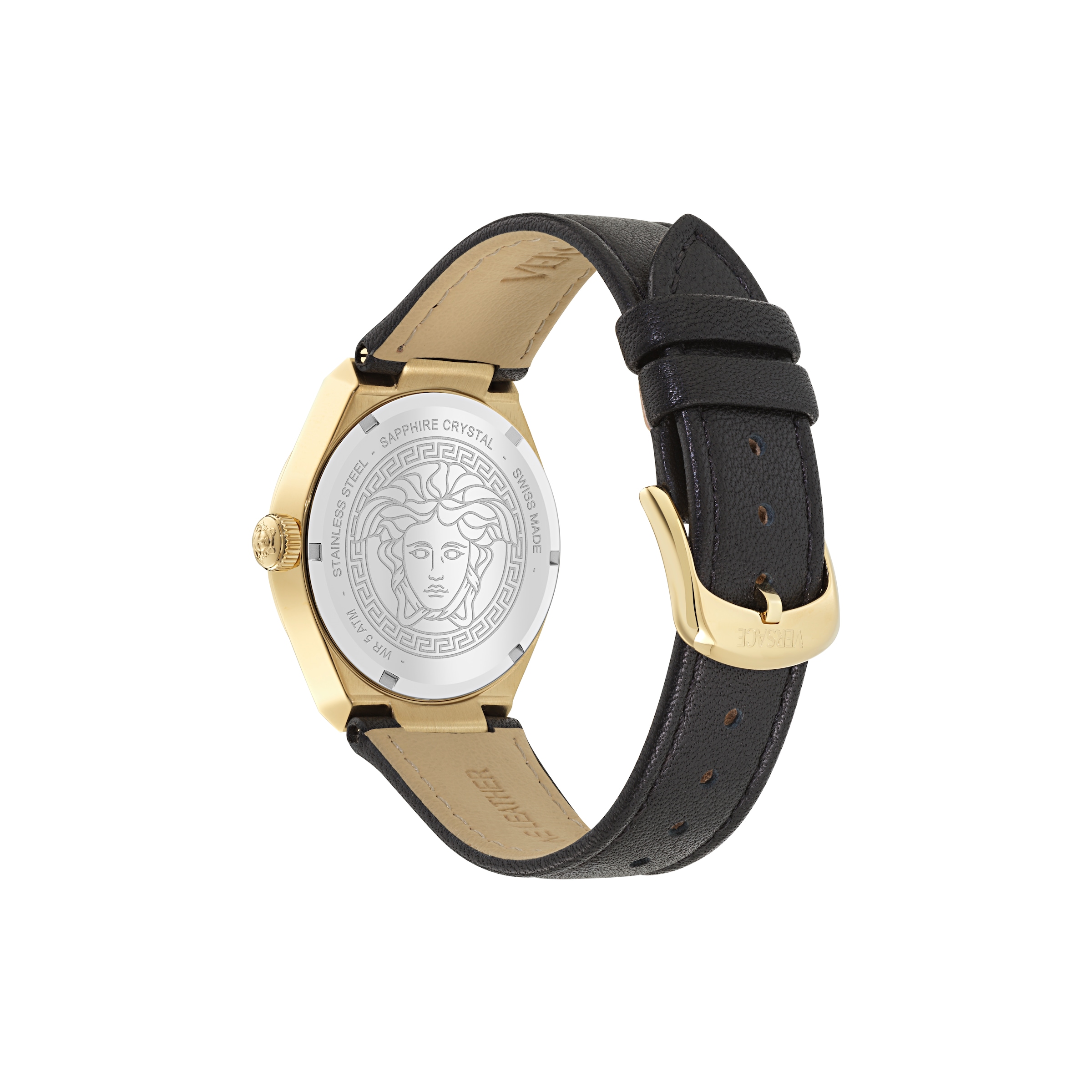 Versace Quarzuhr »V-AURIA« Armbanduhr, Damenuhr, Swiss Made, analog
