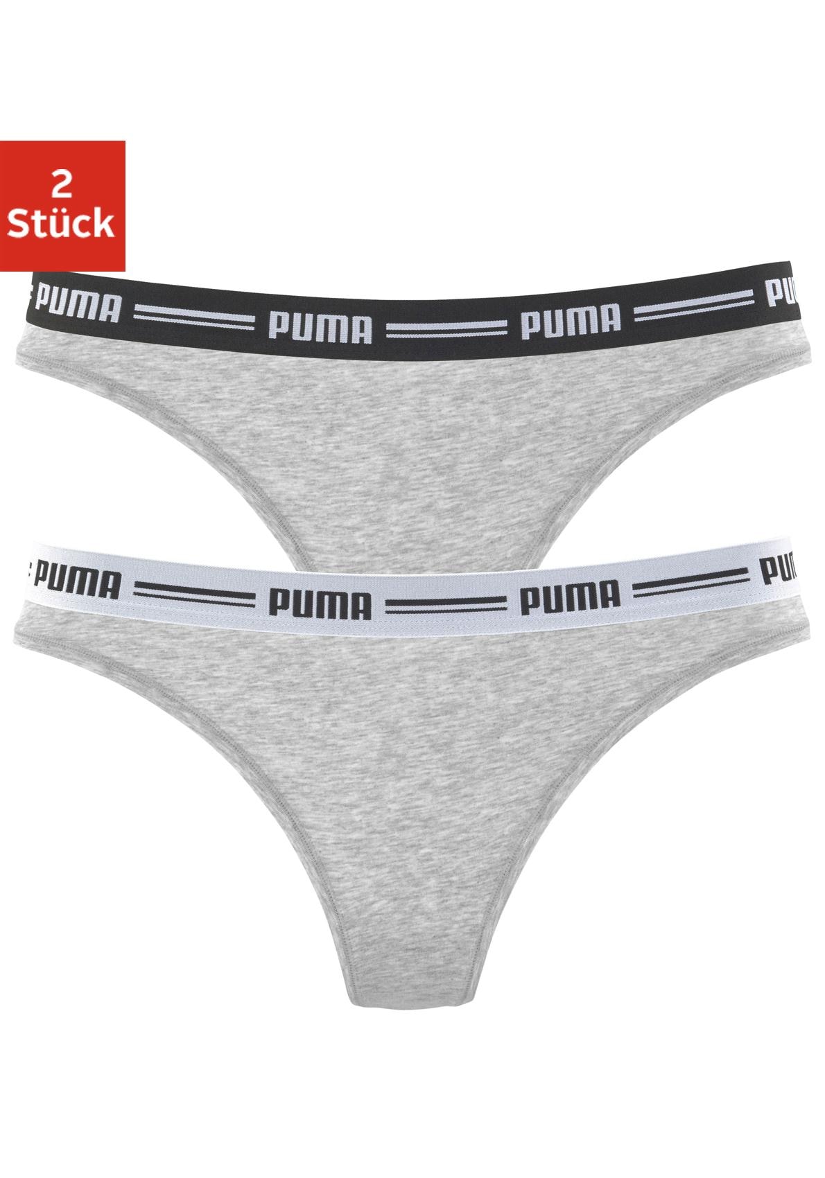 PUMA String »Iconic«, (Packung, Logobündchen mit St.), kaufen 2 online weichem