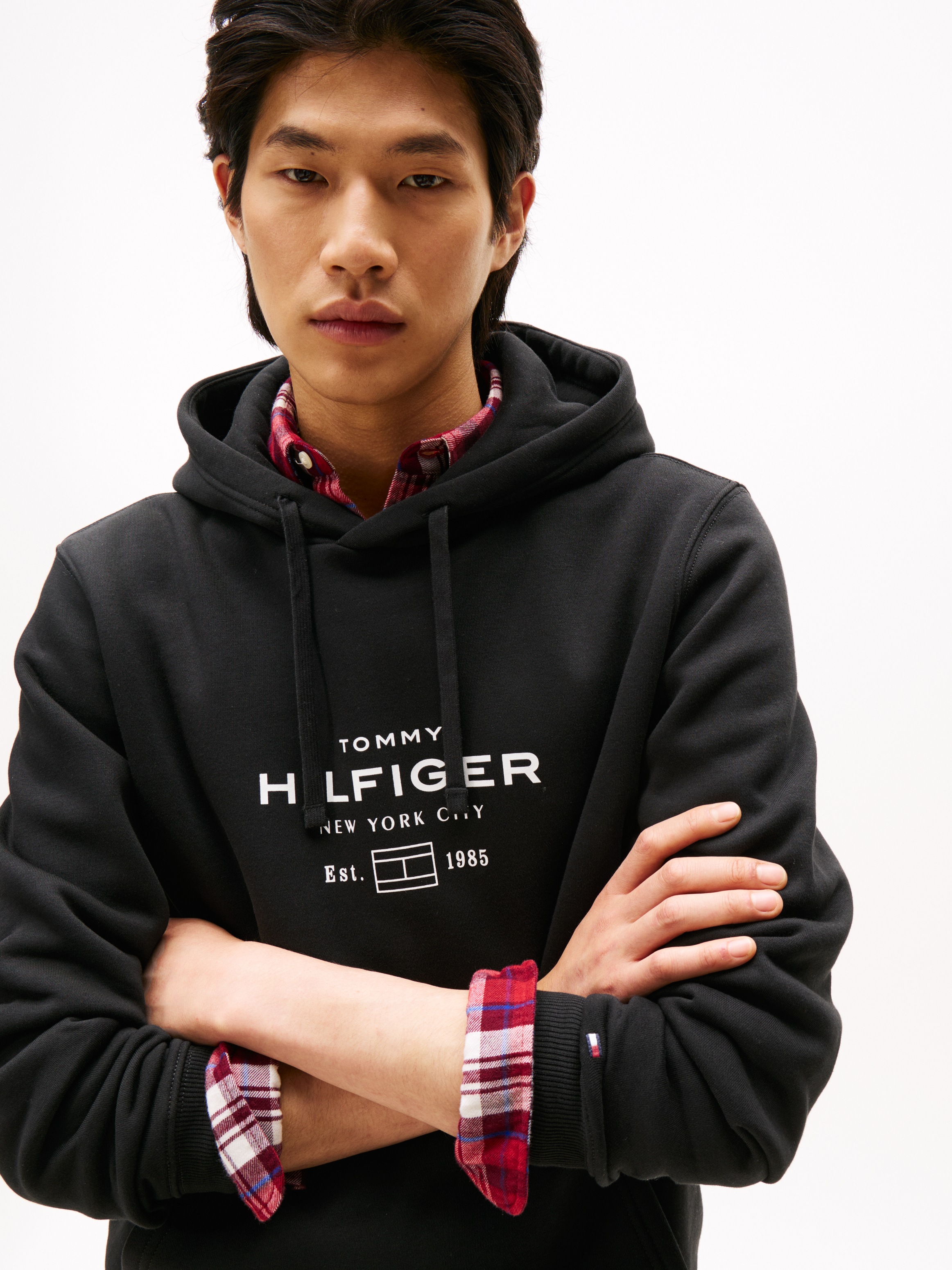 Tommy Hilfiger Kapuzensweatshirt »OVAL GRAPHIC HOODIE«, Regular fit
