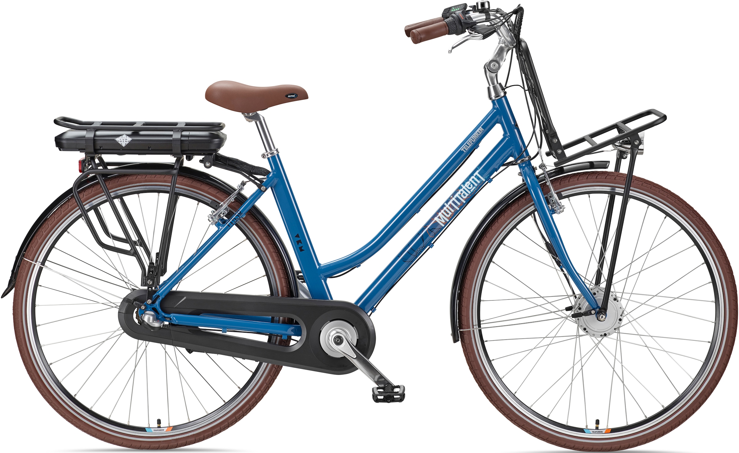 Telefunken E-Bike »Multitalent RT530«, 3 Gang, Shimano, Nexus, Frontmotor 250 W, Pedelec, Elektrofahrrad für Damen u. Herren