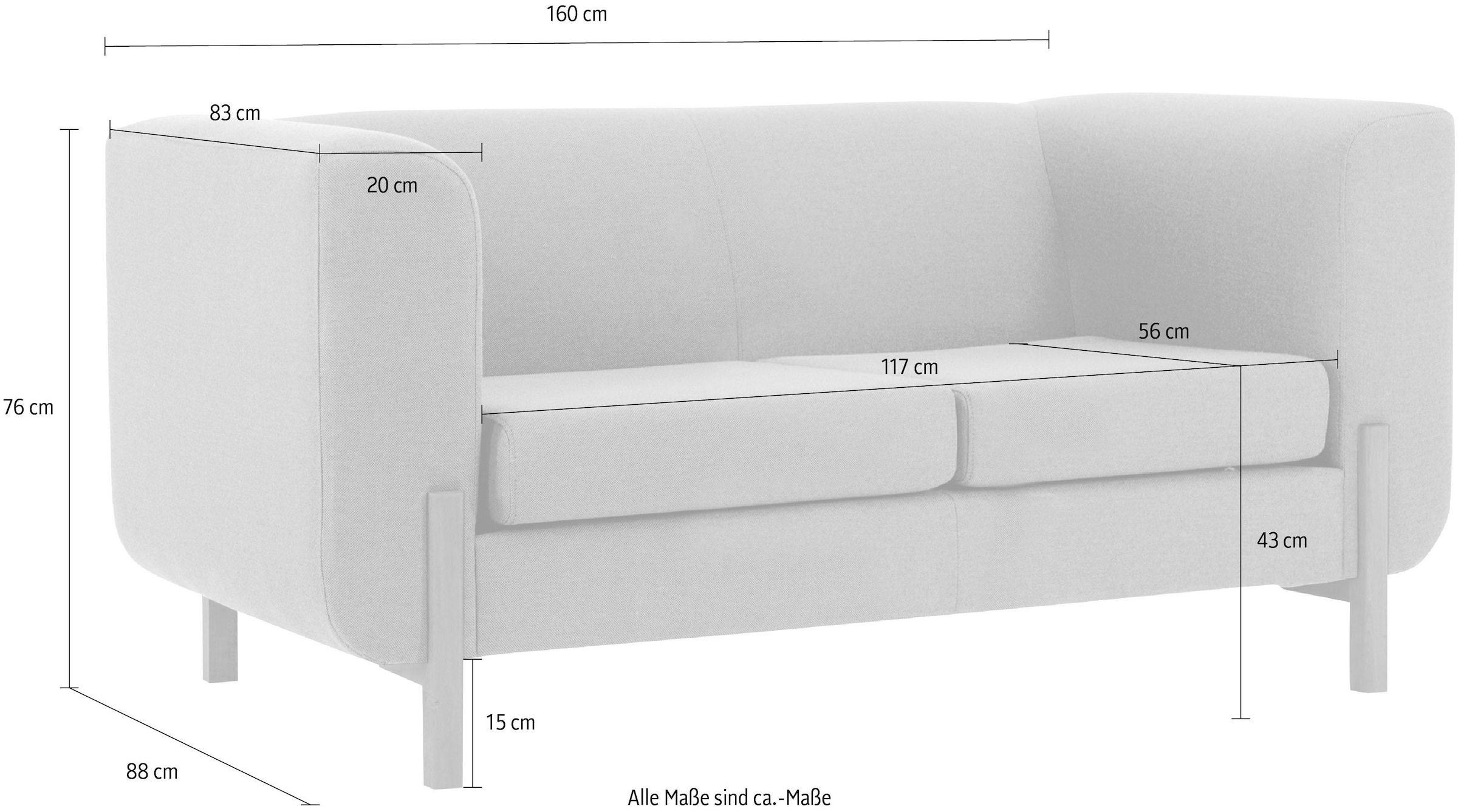 INOSIGN 2-Sitzer »Gaut«, 2-Sitzer