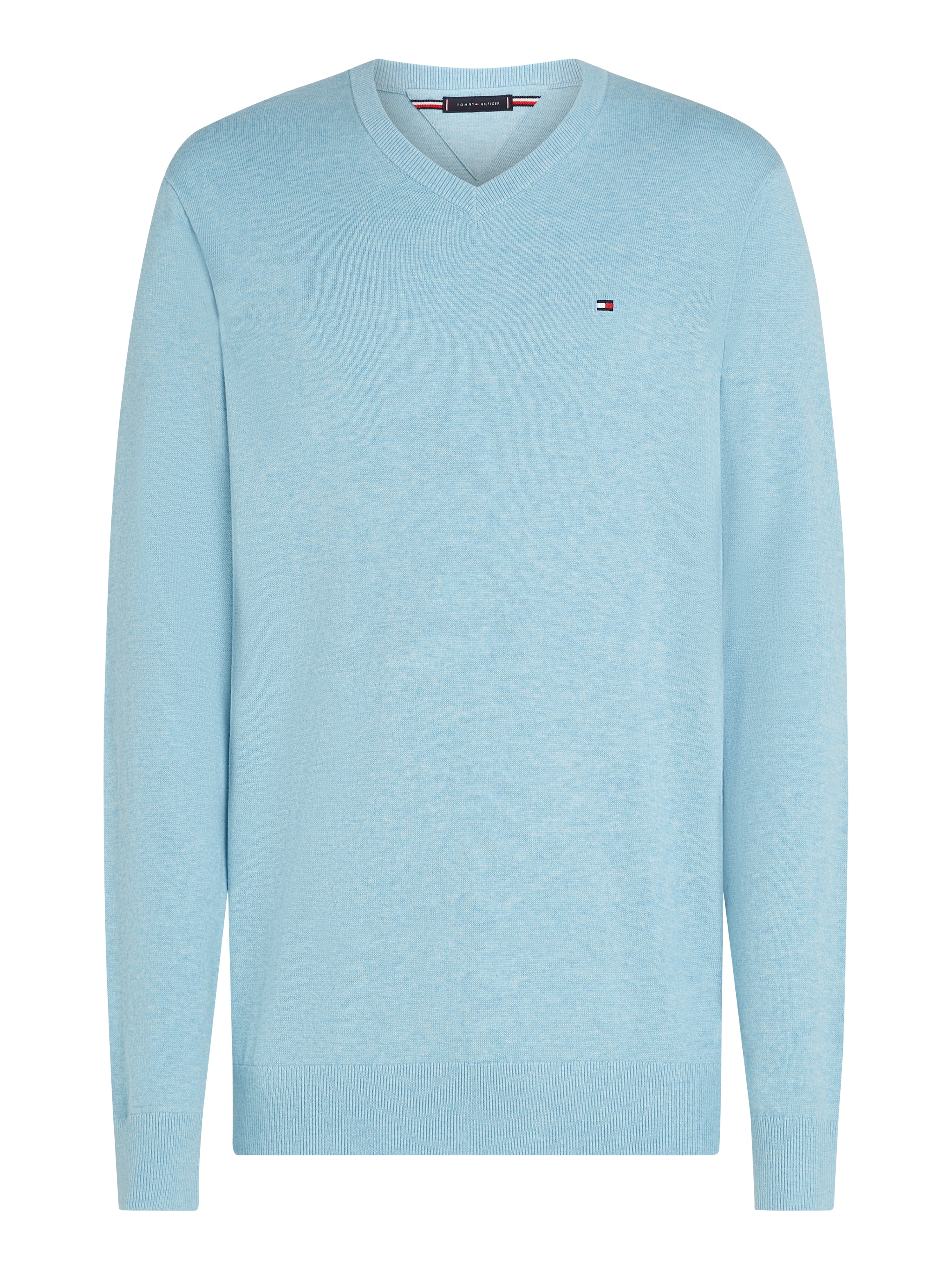 Tommy Hilfiger Strickpullover »ESSENTIAL COTTON V NECK«