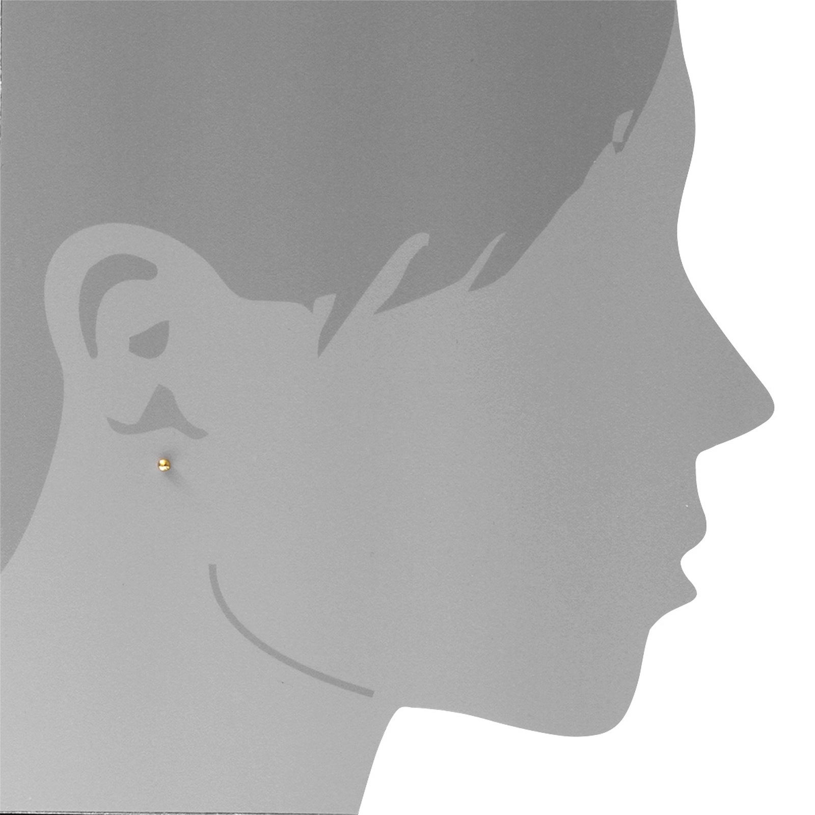 OSTSEE-SCHMUCK Paar Ohrstecker »Ostsee-Schmuck Ohrstecker Kugel 3 mm Ohrstecker Kugel 3 mm«, (2 tlg.)