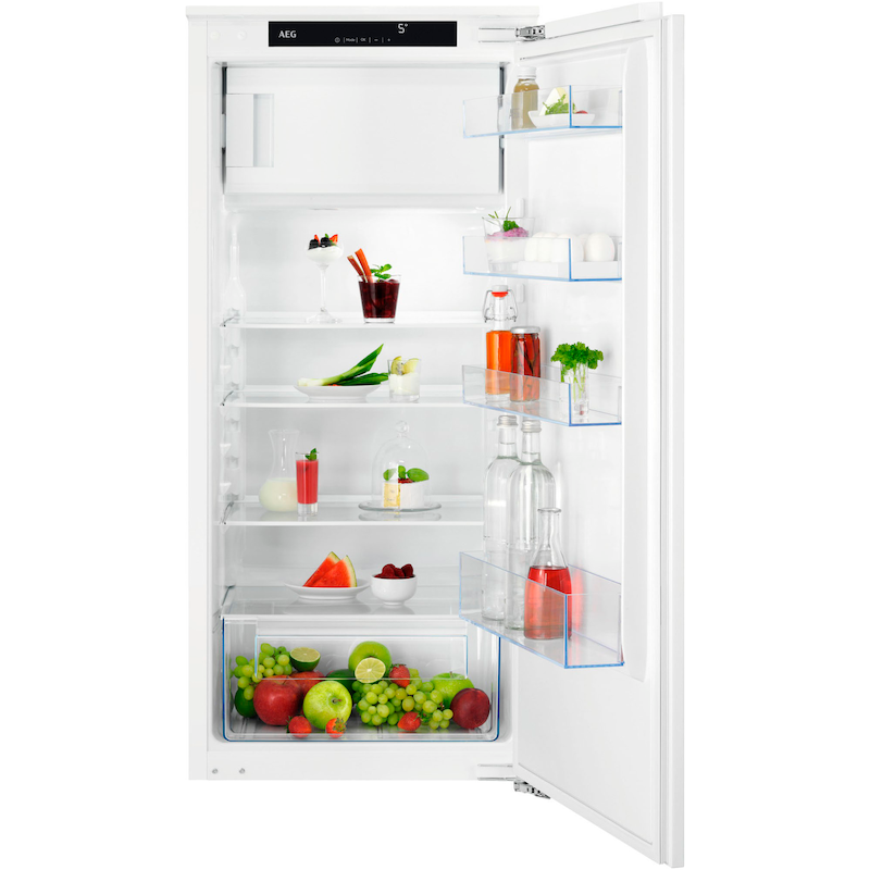 AEG Einbaukühlschrank Serie 5000 »TSF5O12EF« 87, 3 cm hoch 55, 6 cm breit 137 L, variable Glasablagen bis zu 25 kg belastbar, Touch, Festtür weiß...