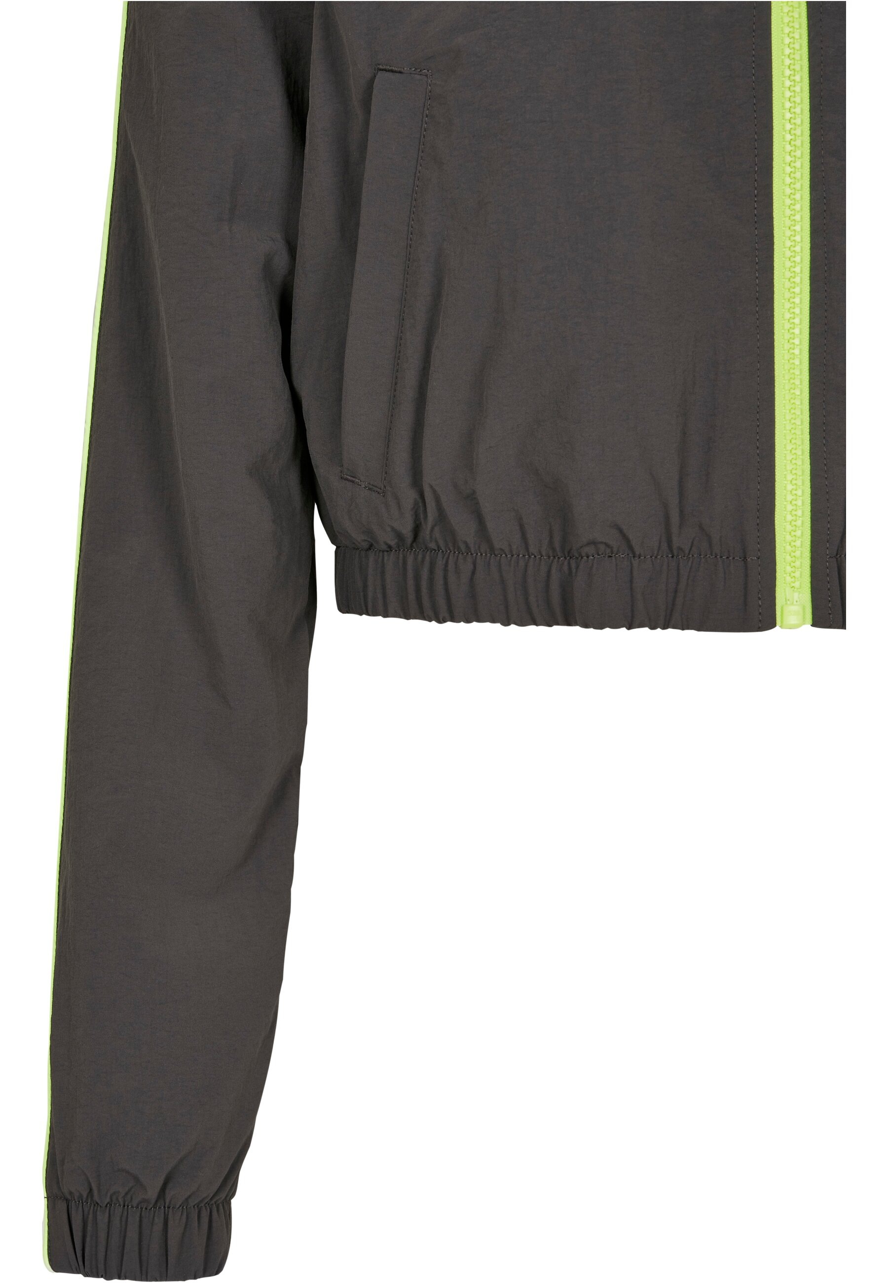 URBAN CLASSICS Allwetterjacke »Urban Classics Damen Ladies Short Piped Track Jacket« 1 Stk. tlg. ohne Kapuze