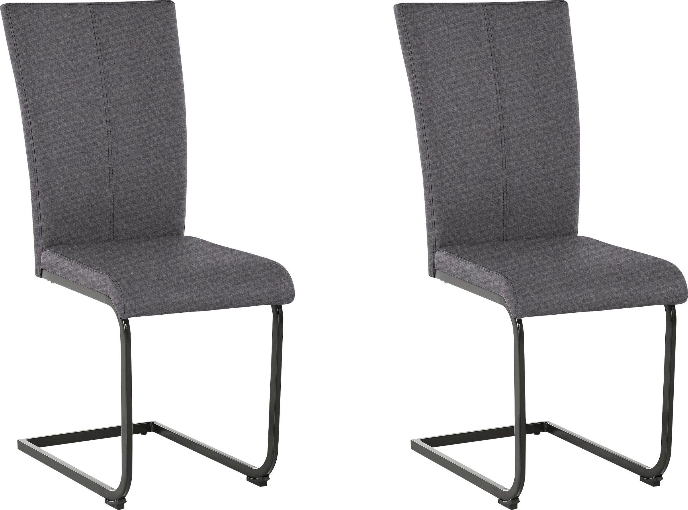 Home affaire Freischwinger »Oliver« (Set) 2 Stk. Microfaser Stuhl belastbar günstig online kaufen
