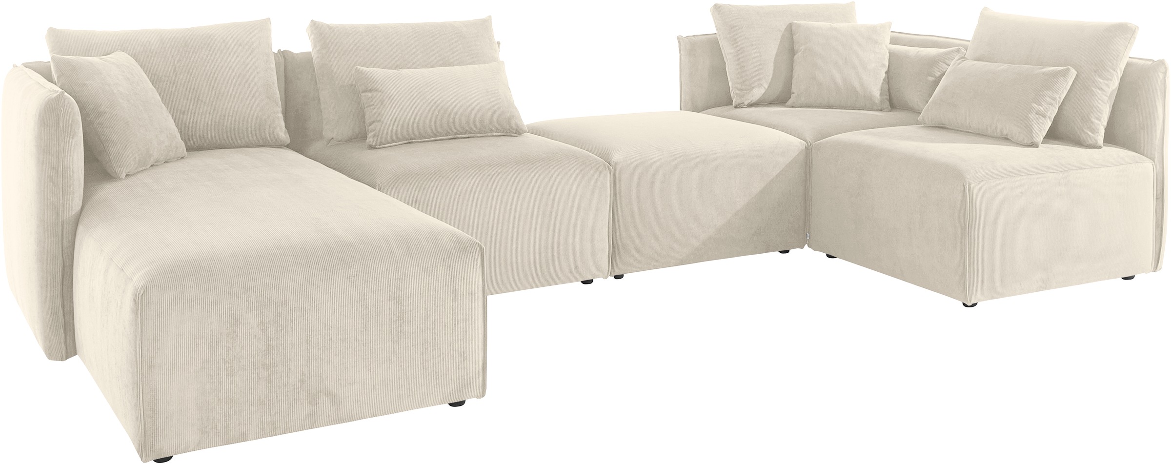 OTTO home Wohnlandschaft »Nöre U-Form« 5 Teile, in vielen Bezugsqualitäten günstig online kaufen